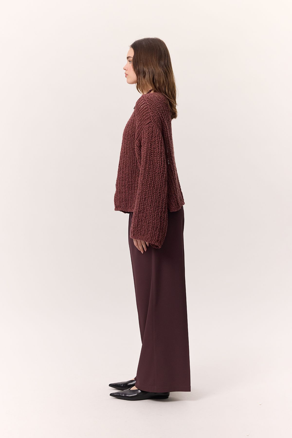 Manuka-FILZGESTRICKTER STRICKPULLOVER GÜLKHURSU 5