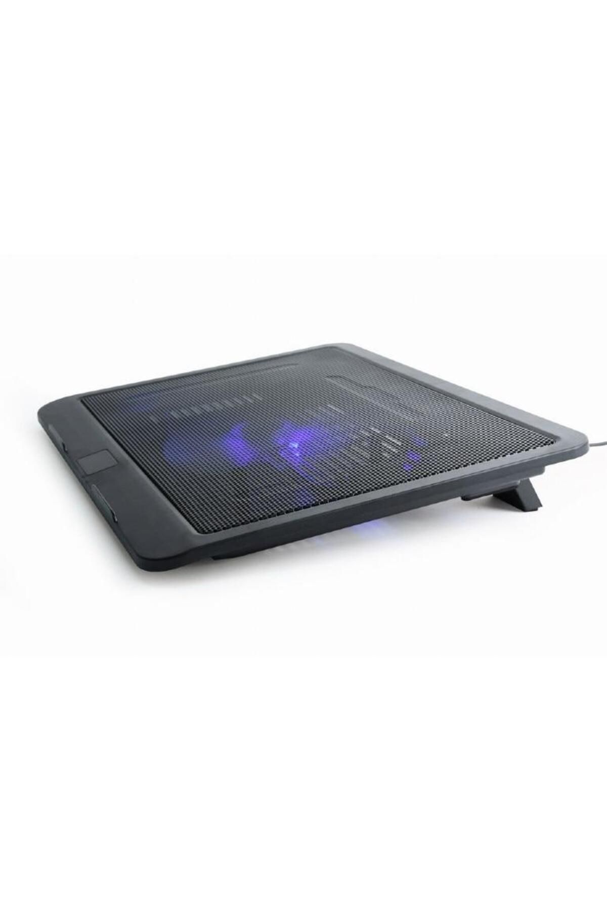 Gembird-Notebook Cooler, Gembird NBS-1F15-04, Maximum 15 inches, LED lighting, Black 3