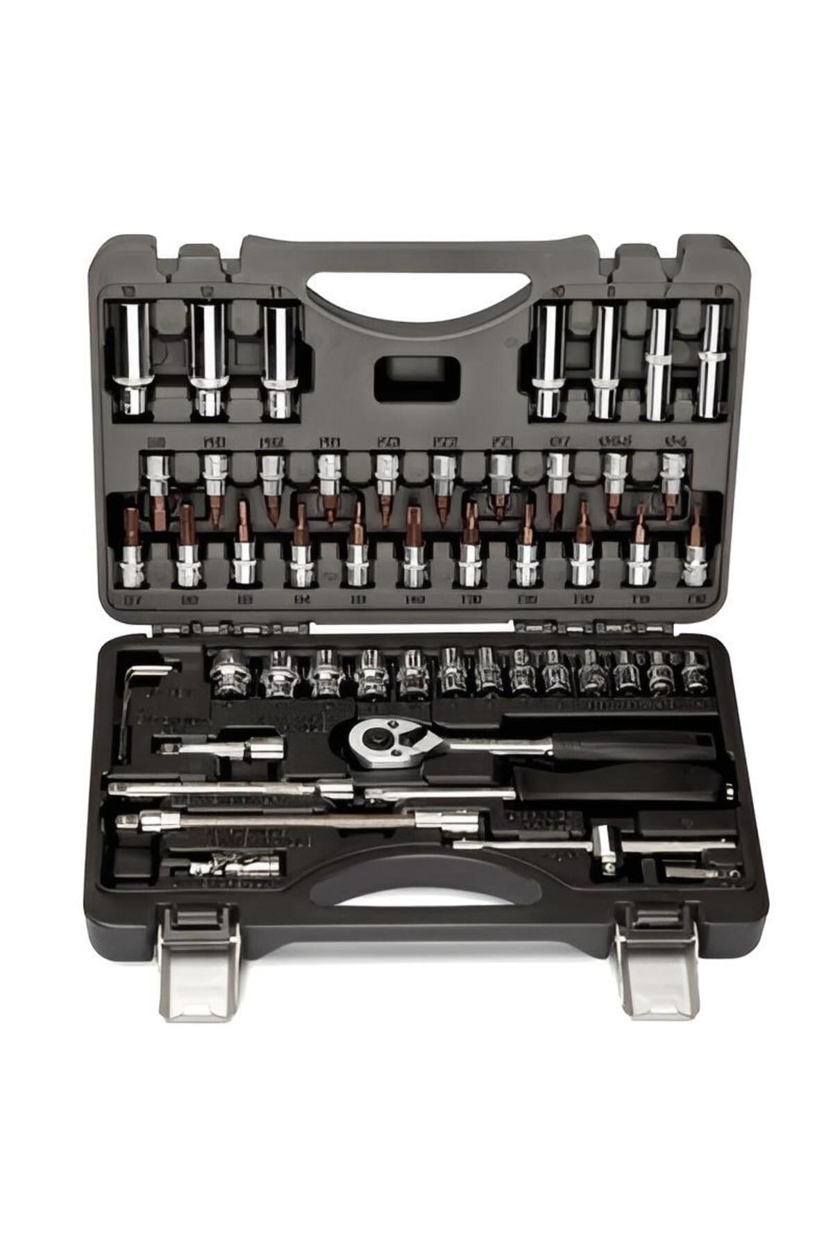 Nt Tools-طقم لقم مكون من 52 قطعة مقاس 1/4 بوصة ومقبس سداسي - Ncset52 1
