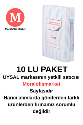 UYSAL Iş Sağlığı Ve Iş Güvenliği Tespit Öneri Defteri 3 Nüsha 25 Yaprak Numar...