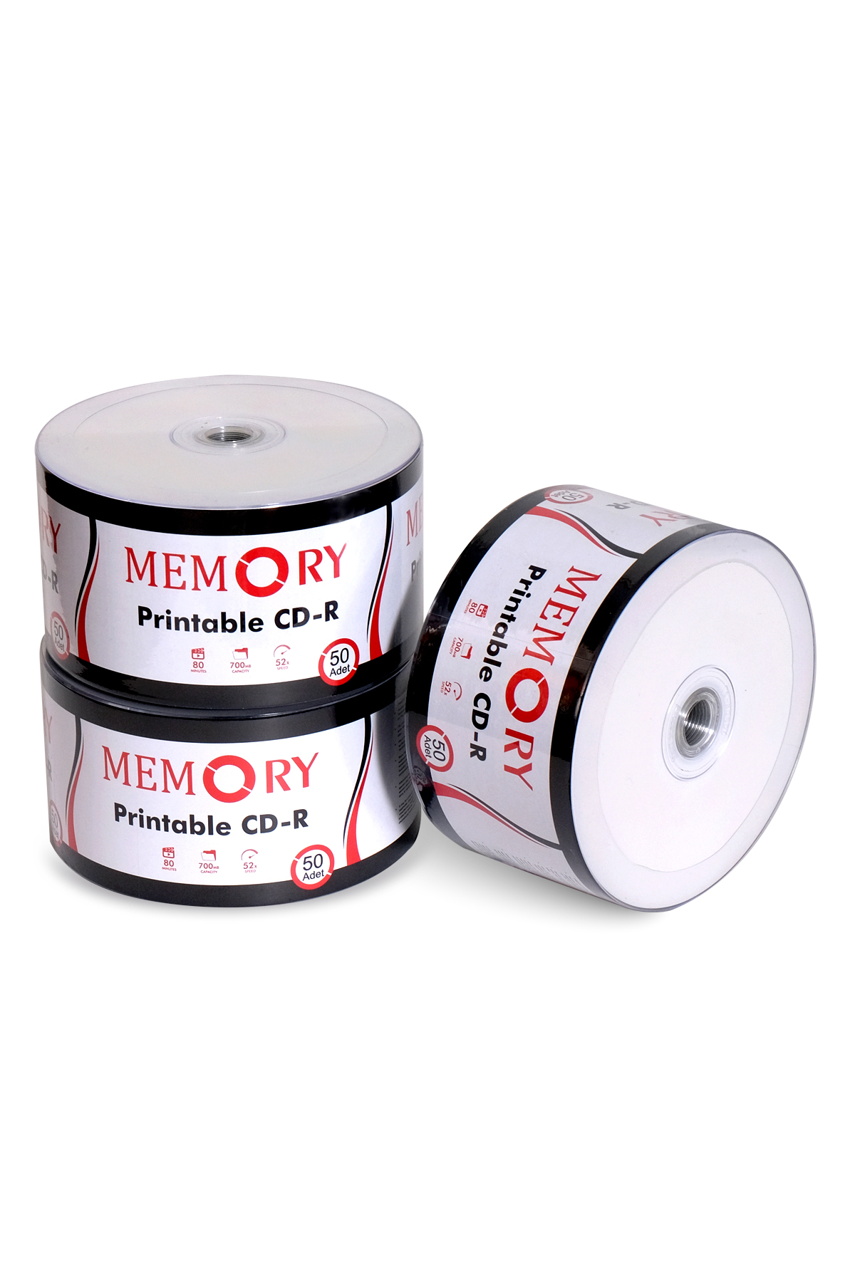 MEMORY Printable Cd-r 700mb 52x 80 Dk 50 Adet - Fiyatı, Yorumları
