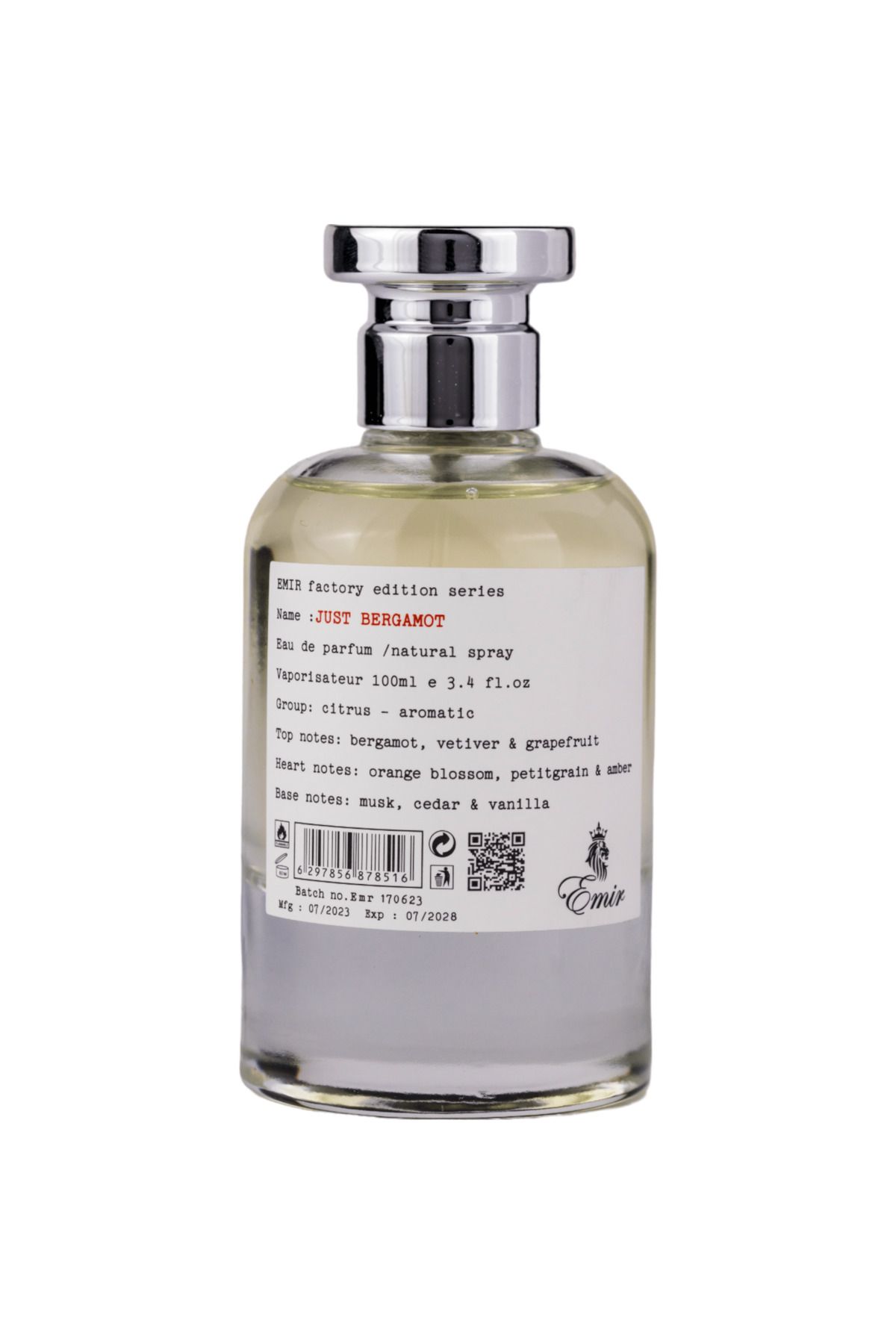 EMIR-Just Bergamot - Factory Edition by Emir - unisex - EDP 100 ml 1