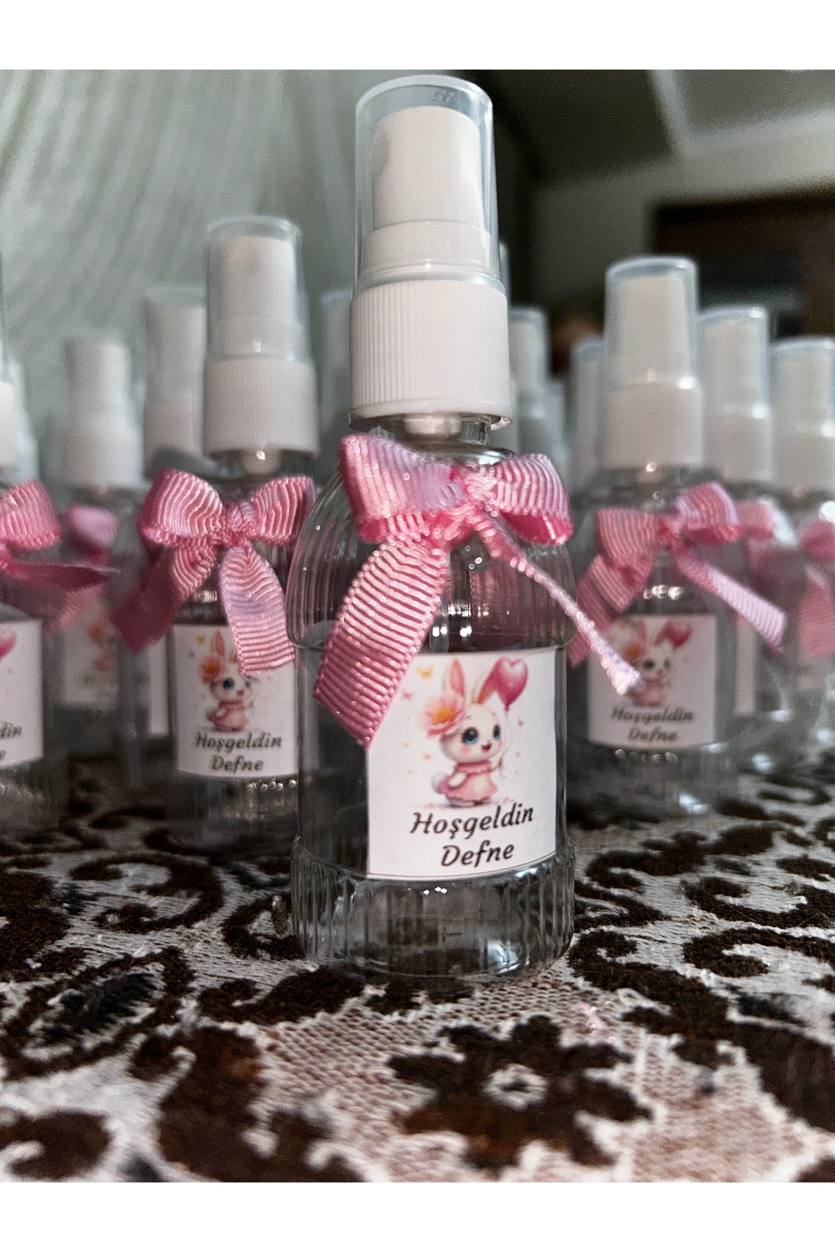 shop Hediyelik kolonya bebek,6ay kınası,sünenet,doğum günü 10 adet boş şişe (50cc) fotoğrafı 4 (önizleme)