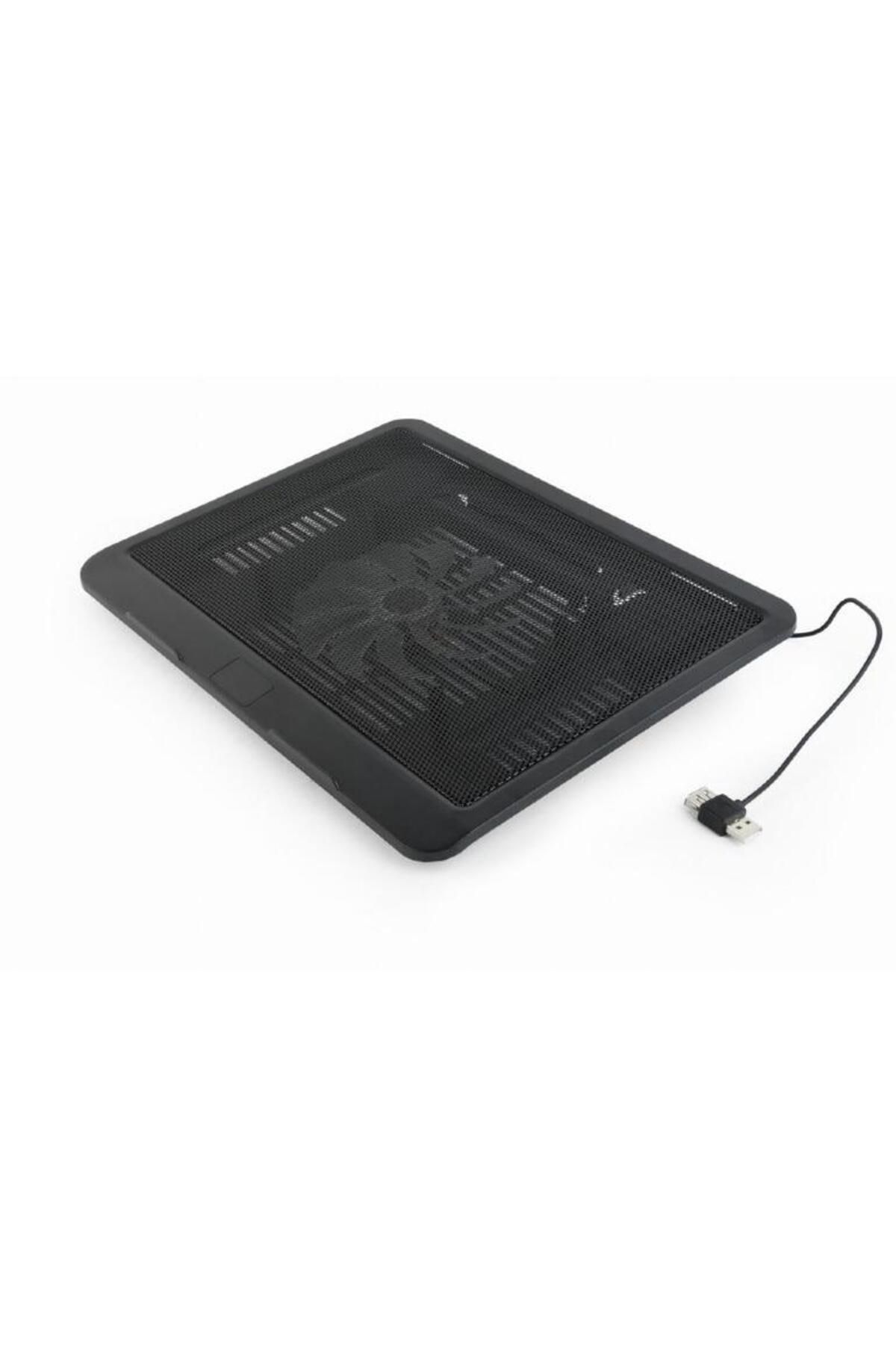 Gembird-Notebook Cooler, Gembird NBS-1F15-04, Maximum 15 inches, LED lighting, Black 2