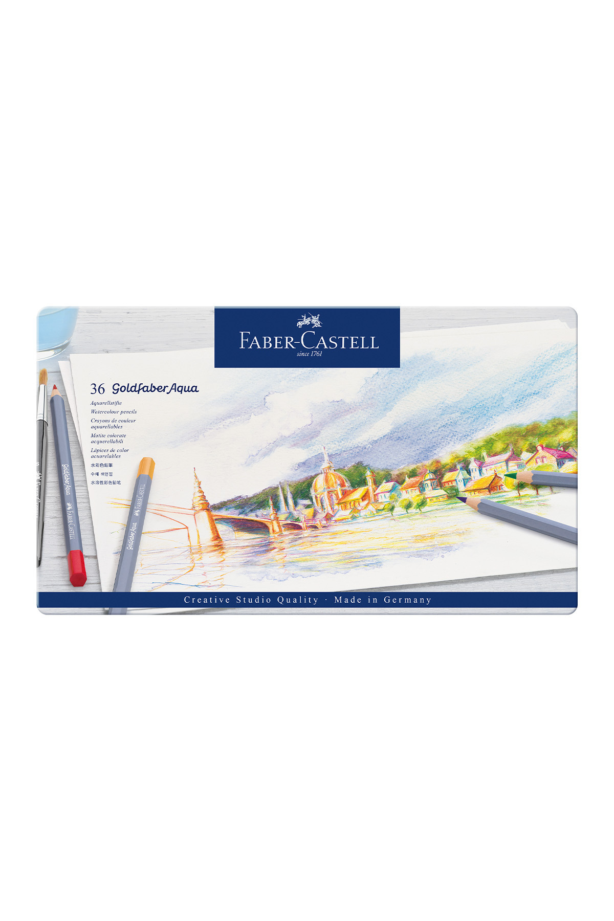 Faber-Castell Aquarell Malset Mit Zubehör, 18-teilig