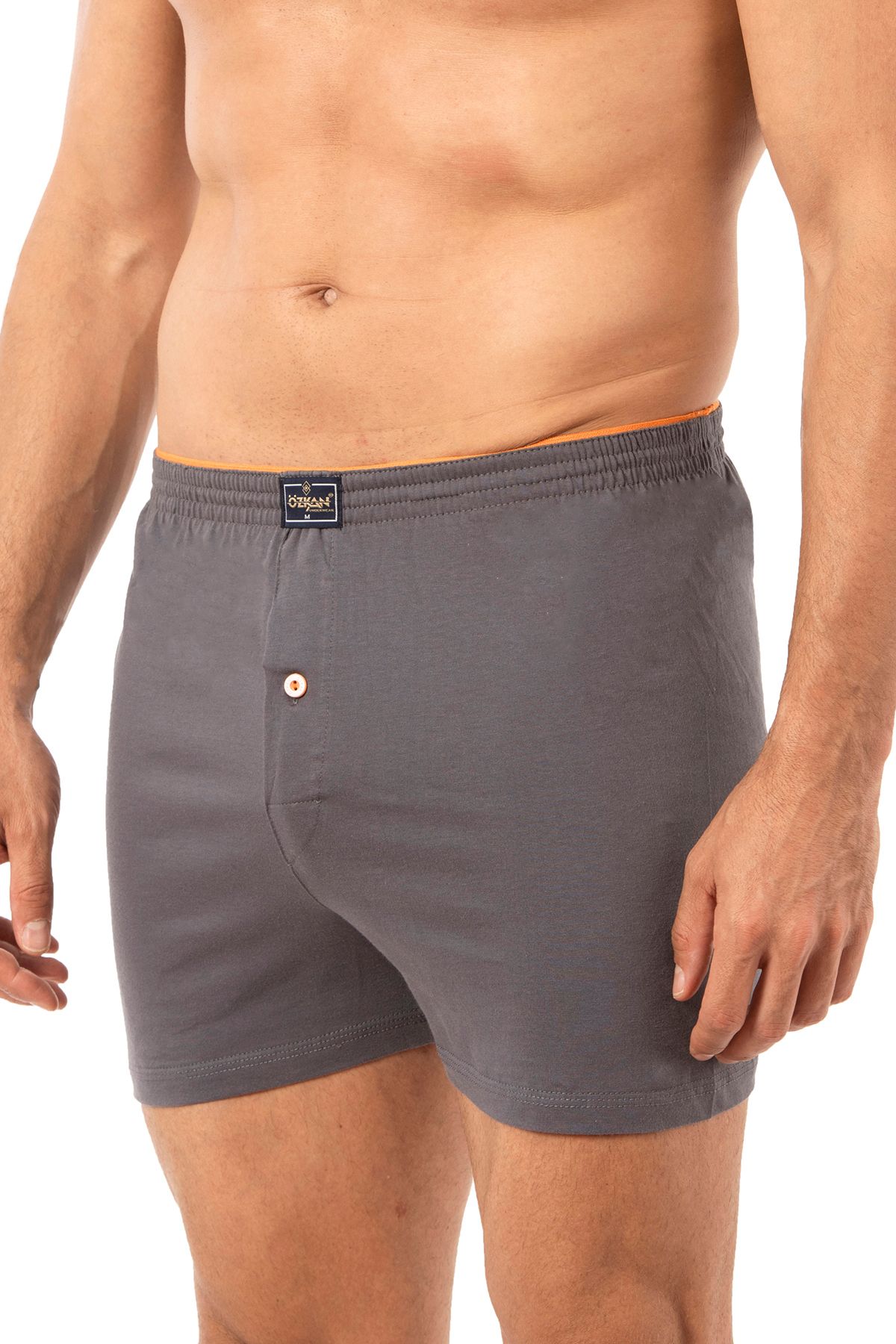 ÖZKAN underwear-Men's Classic Comfortable Cut Cotton Boxer Özkan 0041 3