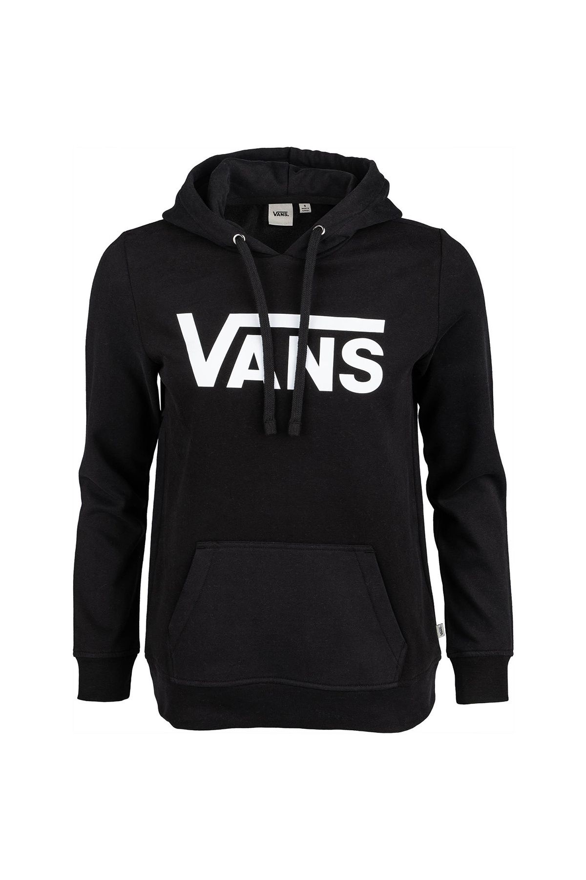 Vans WM DROP V LOGO HOODIE-B Kadın Siyah Sweatshirt - VN0A5HNP