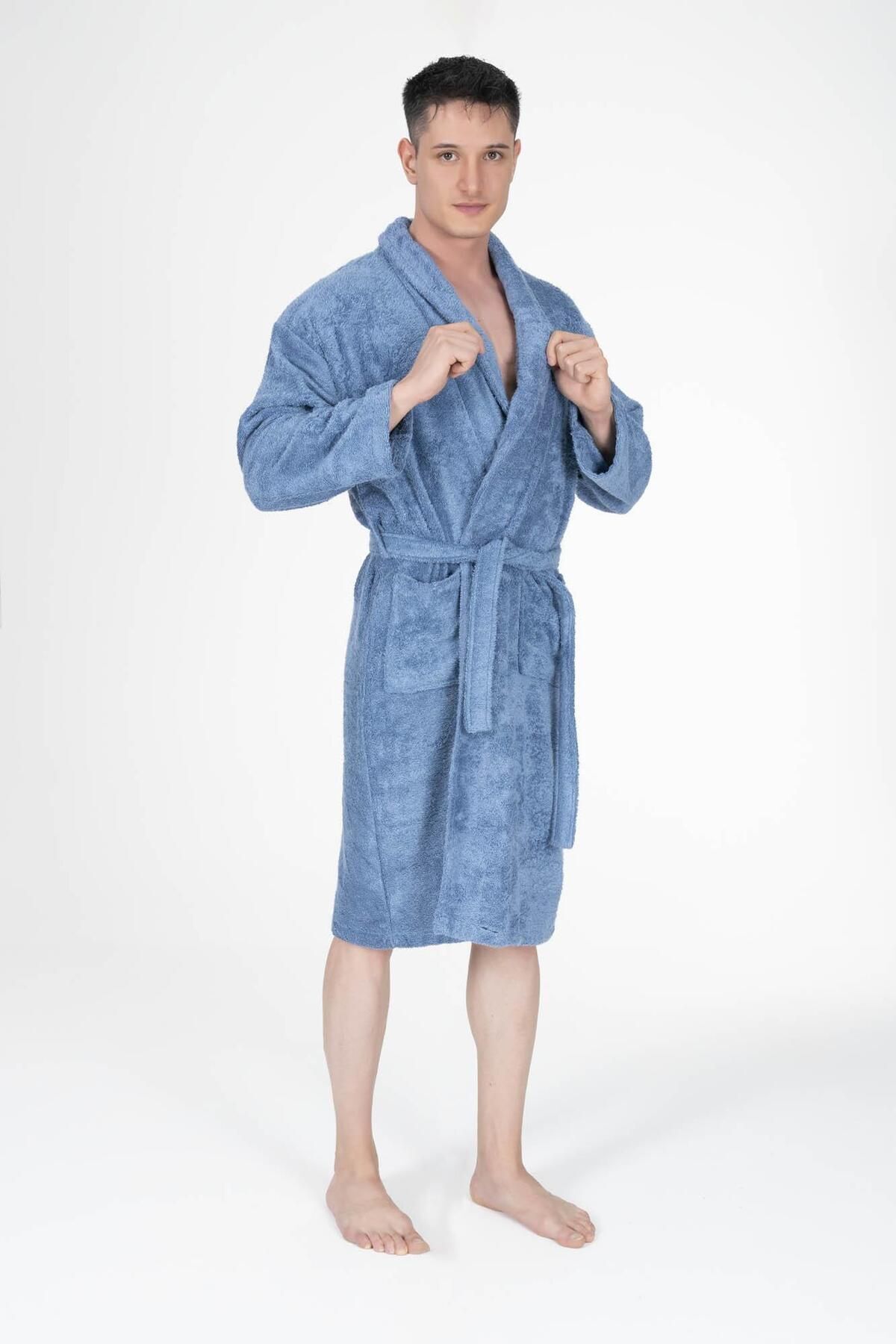 VAROL-Unisex Bamboo Bathrobe - Curl Gramid 3