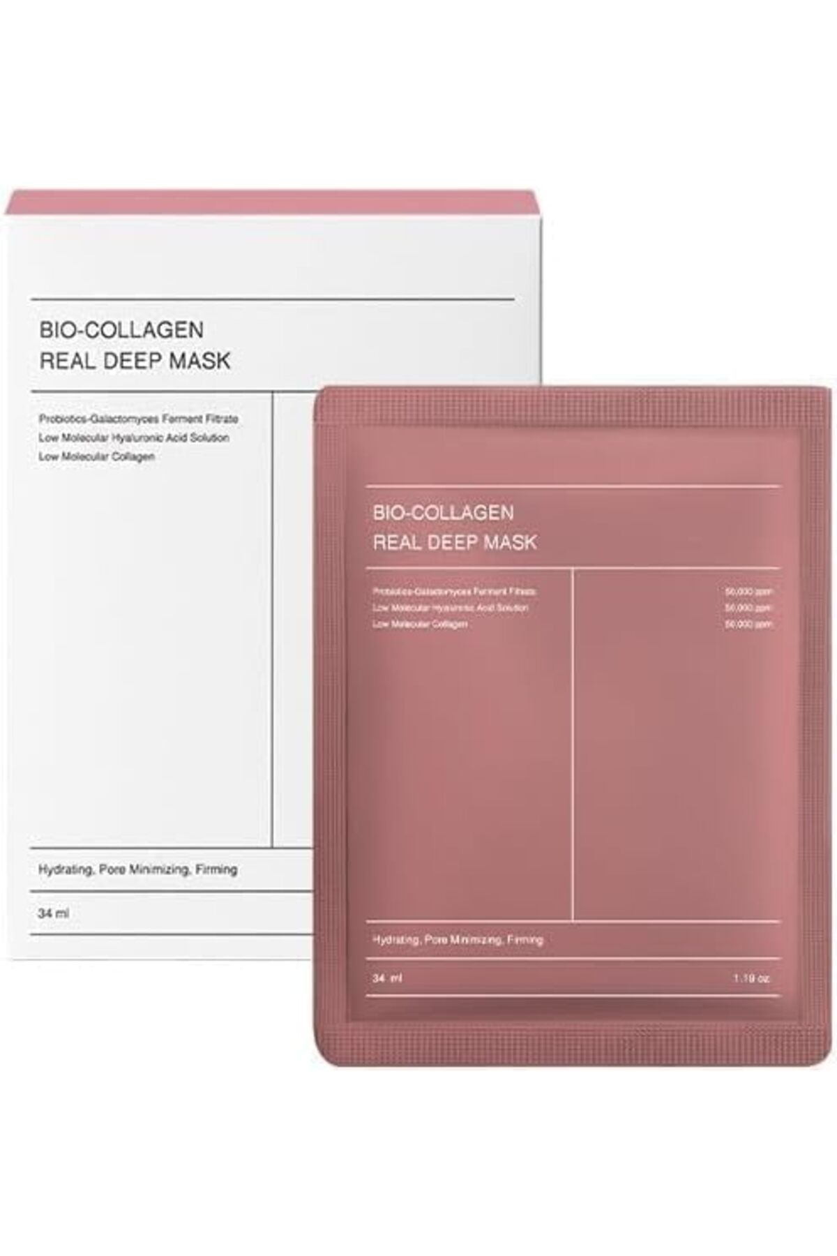 Biodance-Bio-Collagen Real Deep Mask 4PCS, Hydrating Over Night, Facial Sheet Mask, Pore Minimising, Fi 4