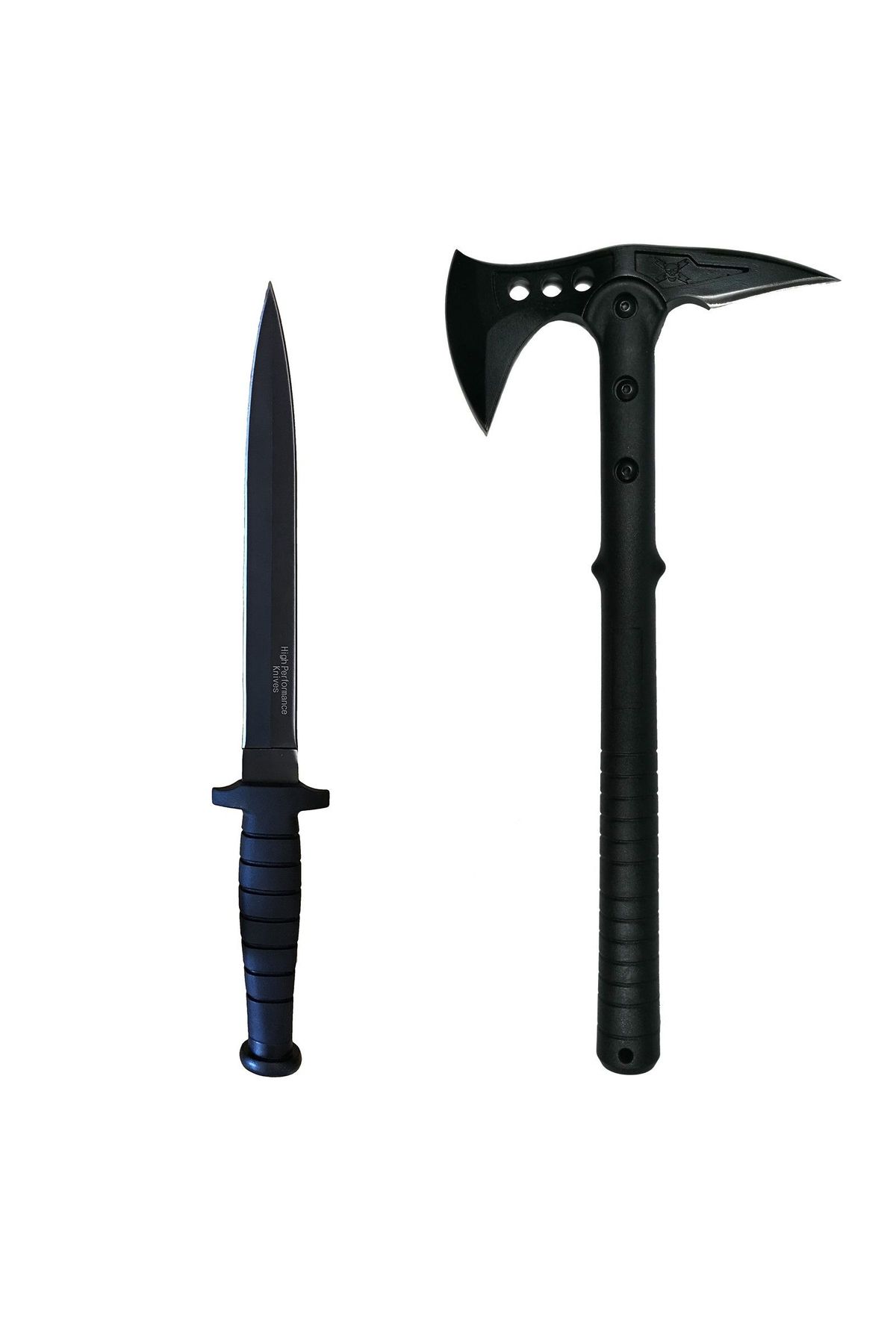 Depox Set De Topor De Supraviețuire Și Cuțit De Vânătoare Predator Cu Husă Inclusă - One Size