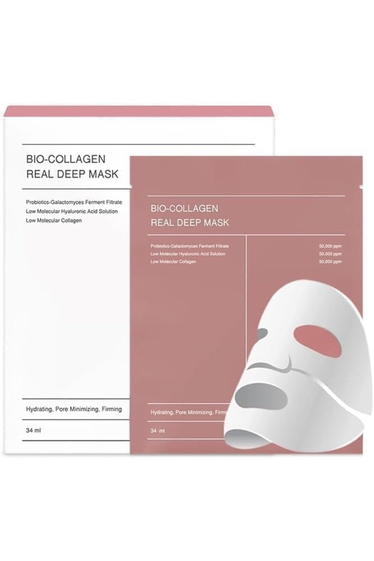 Biodance-Bio-Collagen Real Deep Mask 4PCS, Hydrating Over Night, Facial Sheet Mask, Pore Minimising, Fi 3
