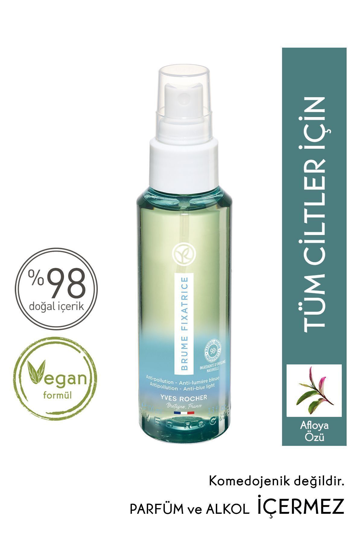 Yves Rocher Makyaj Sabitleyici Sprey – 100 ml (Eski Seri, Sınırlı Stok, Nadir)