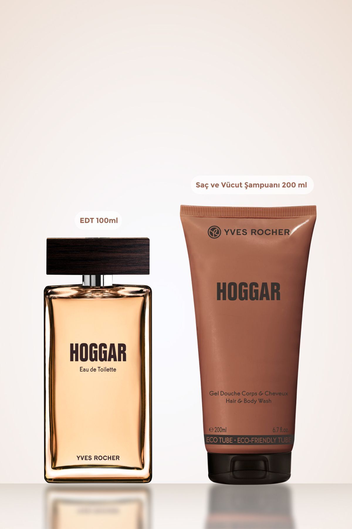 ست عطر مردانه Hoggar ادوتویلت و شامپو موهای بدن SET Yves Rocher