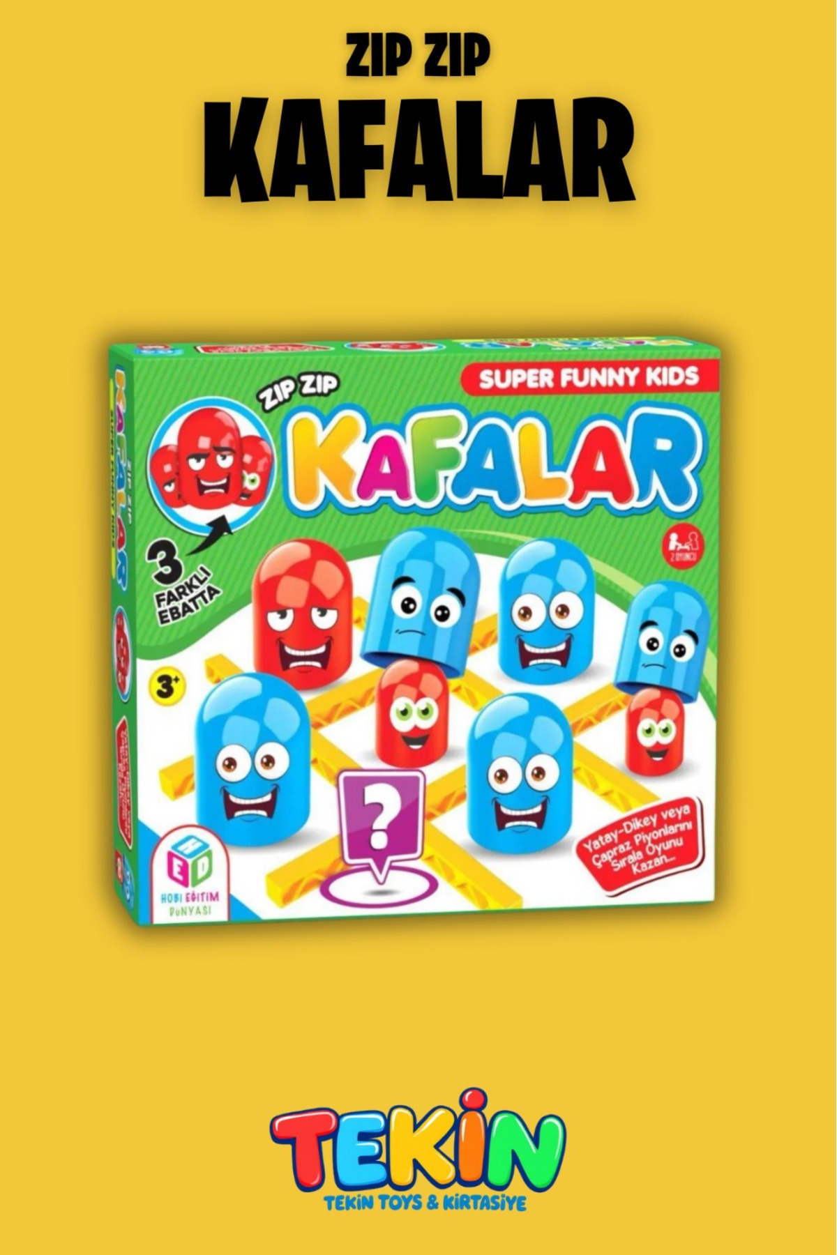 DORİ Zıp Zıp Kafalar Oyunu | Eğitici Çocuk Koordinasyon Kutu Oyunu