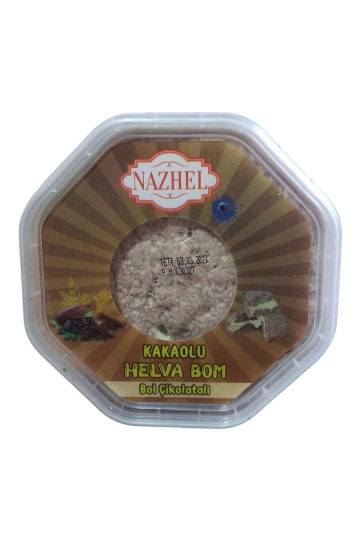 NAZHEL Kakakolu Bomba Helva 150 Gr.(Çikolata Dolgulu)