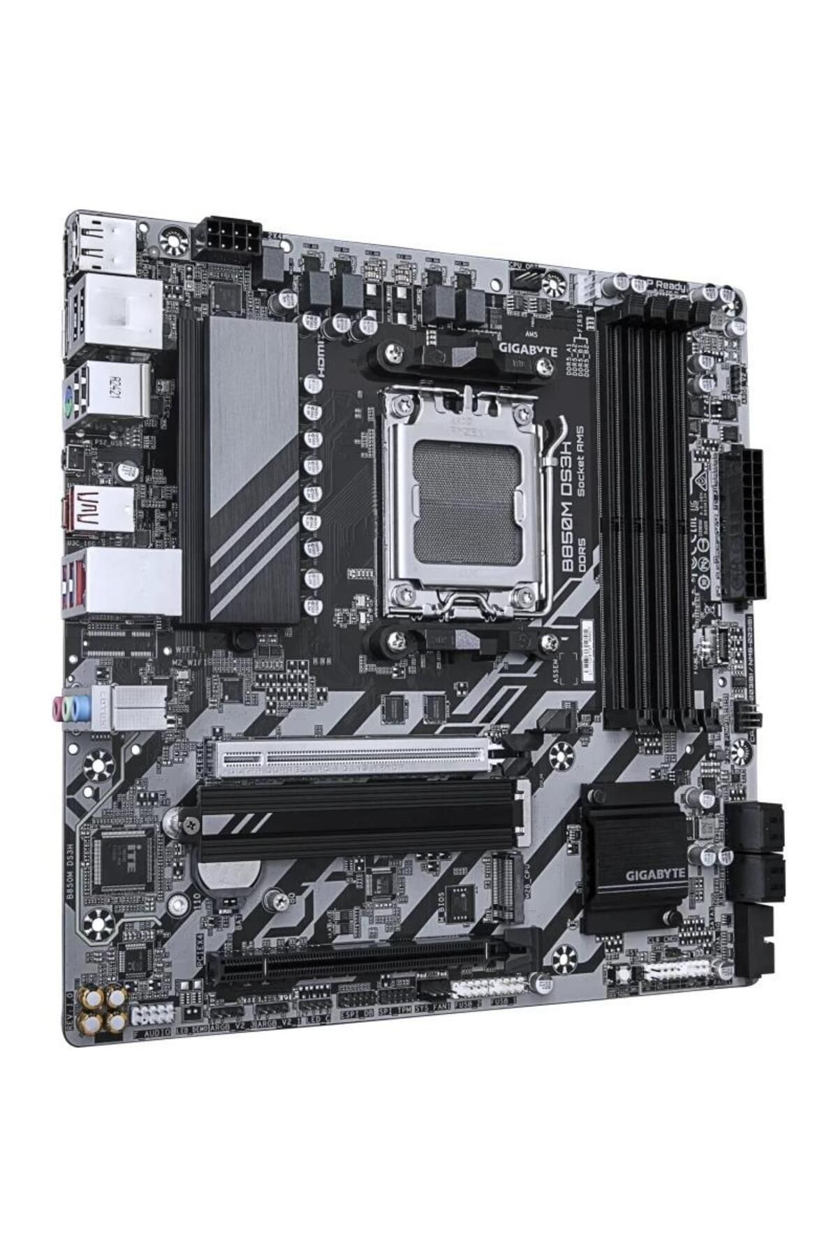 Gigabyte-GIGABYTE B850M DS3H motherboard, AMD B850, AM5, DDR5, mATX 3