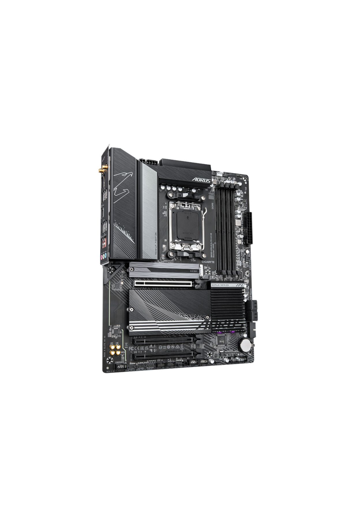 Gigabyte-Placa de baza GIGABYTE B650 AORUS ELITE AX V2, AM5, AMD B650, ATX 2