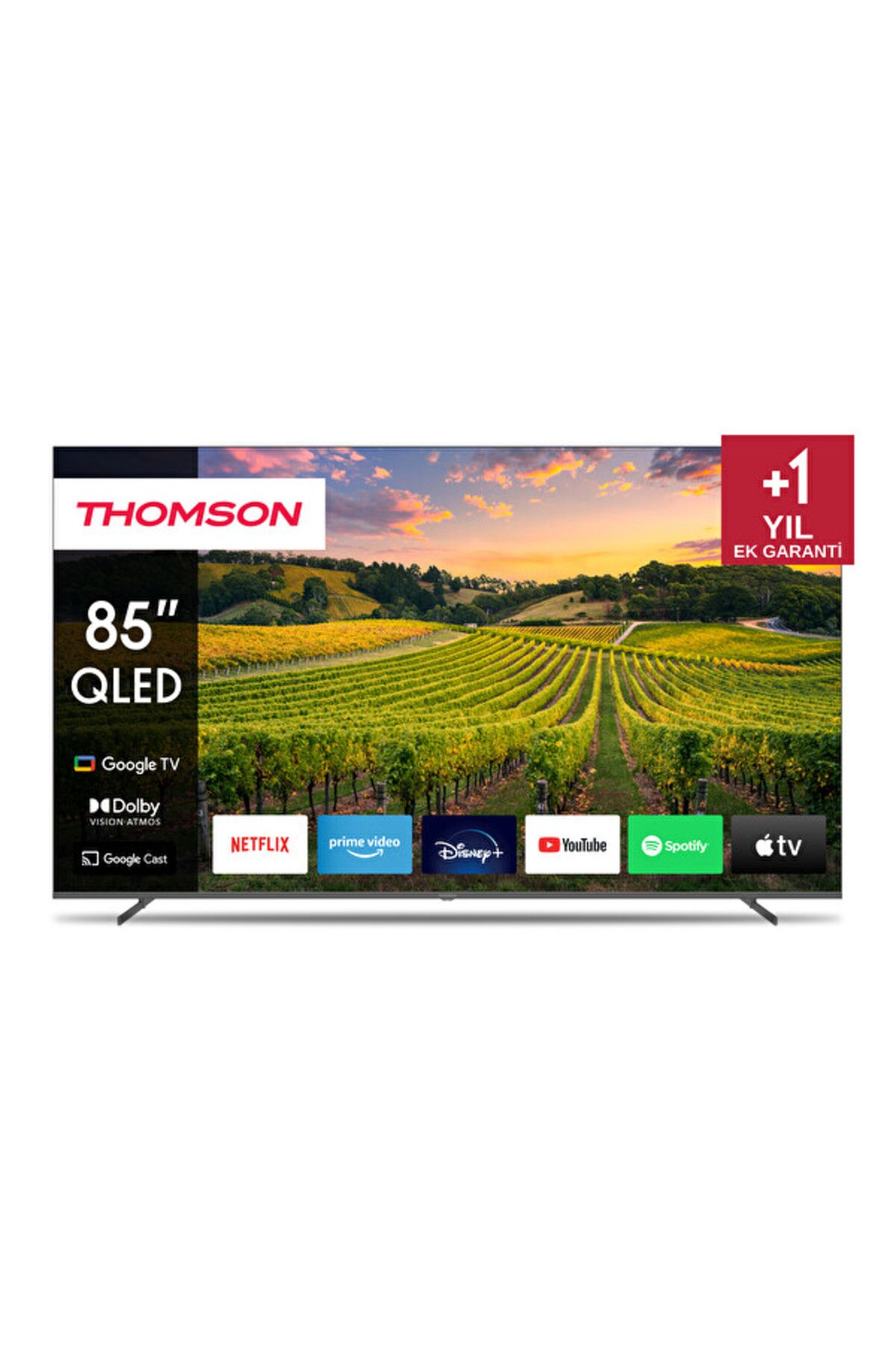 THOMSON 85QG5S14 85" 216 Ekran Uydu Alıcılı 4K Ultra HD  Google QLED TV