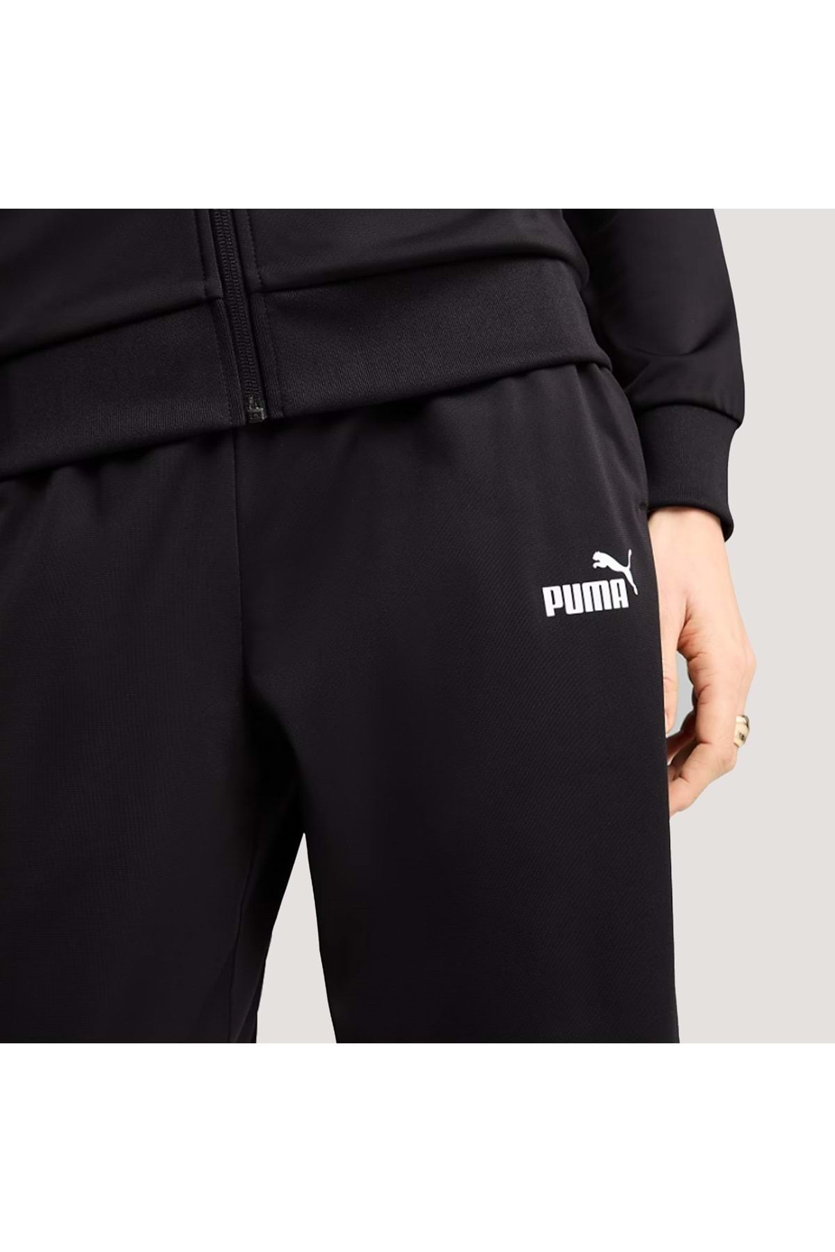 Puma-Kötött öltönyök, normál, hosszú ujjú, normál, közepes, színblokkoló, Welt zseb, teljes cipzár 3
