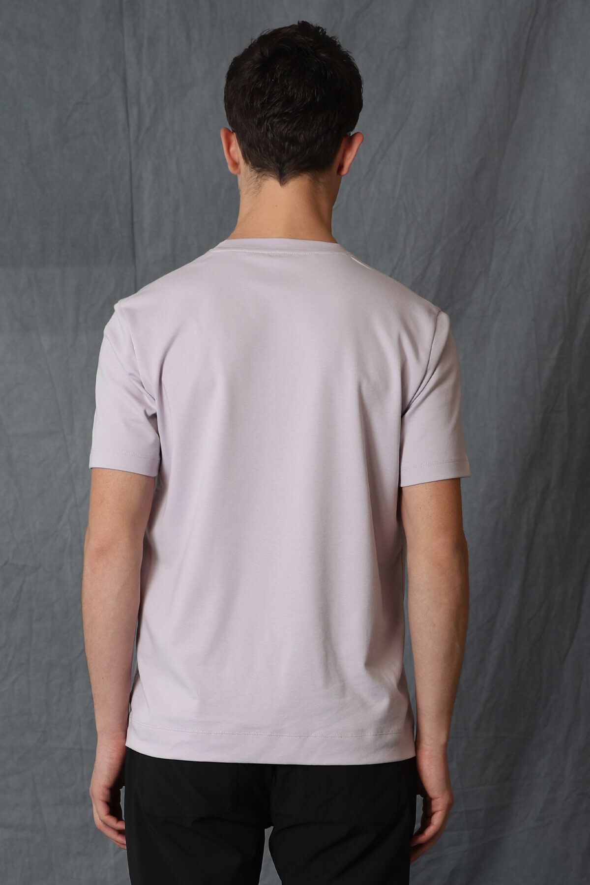 Lufian-Carny Men's Basic T-Shirt Lilac 6