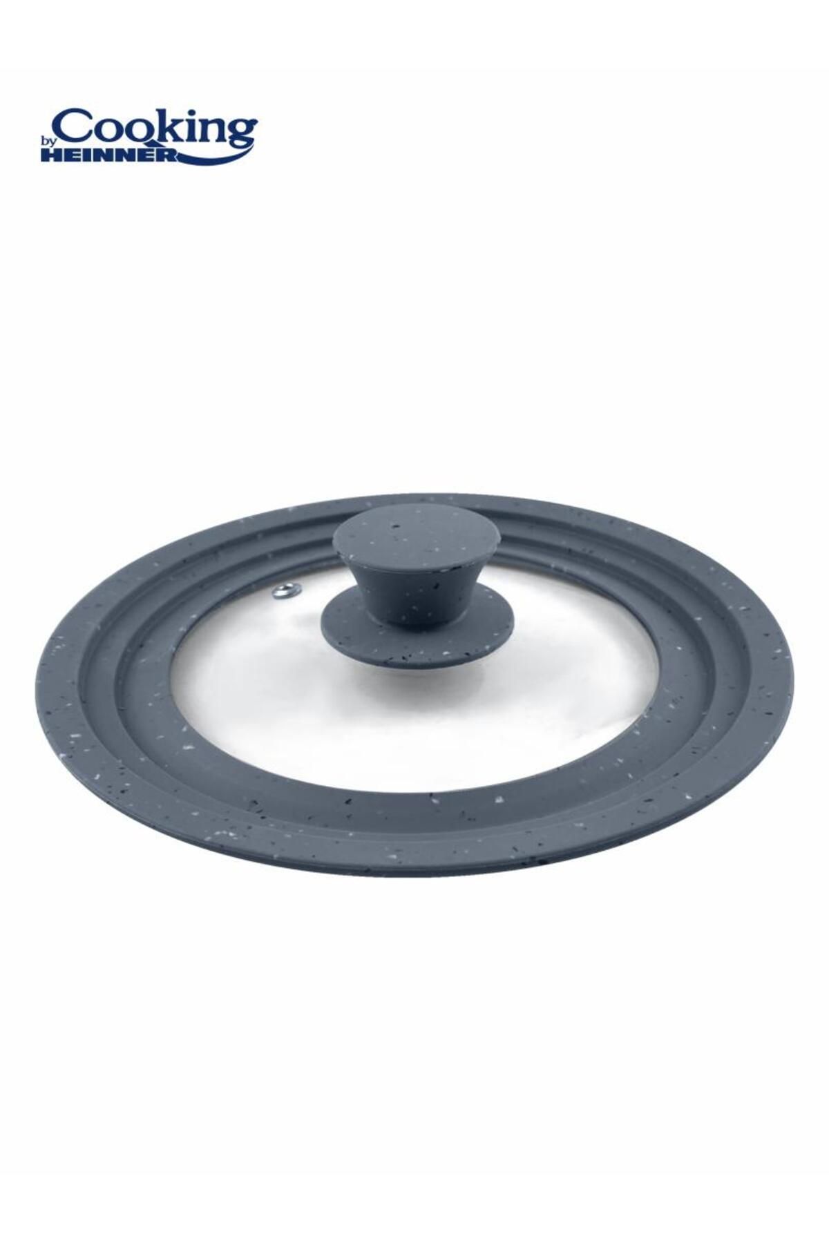 Cooking by Heinner Capac Din Sticla Cu Margine Din Silicon, Ajustabil 16/18/20 Cm Cooking By Heinner - One Size