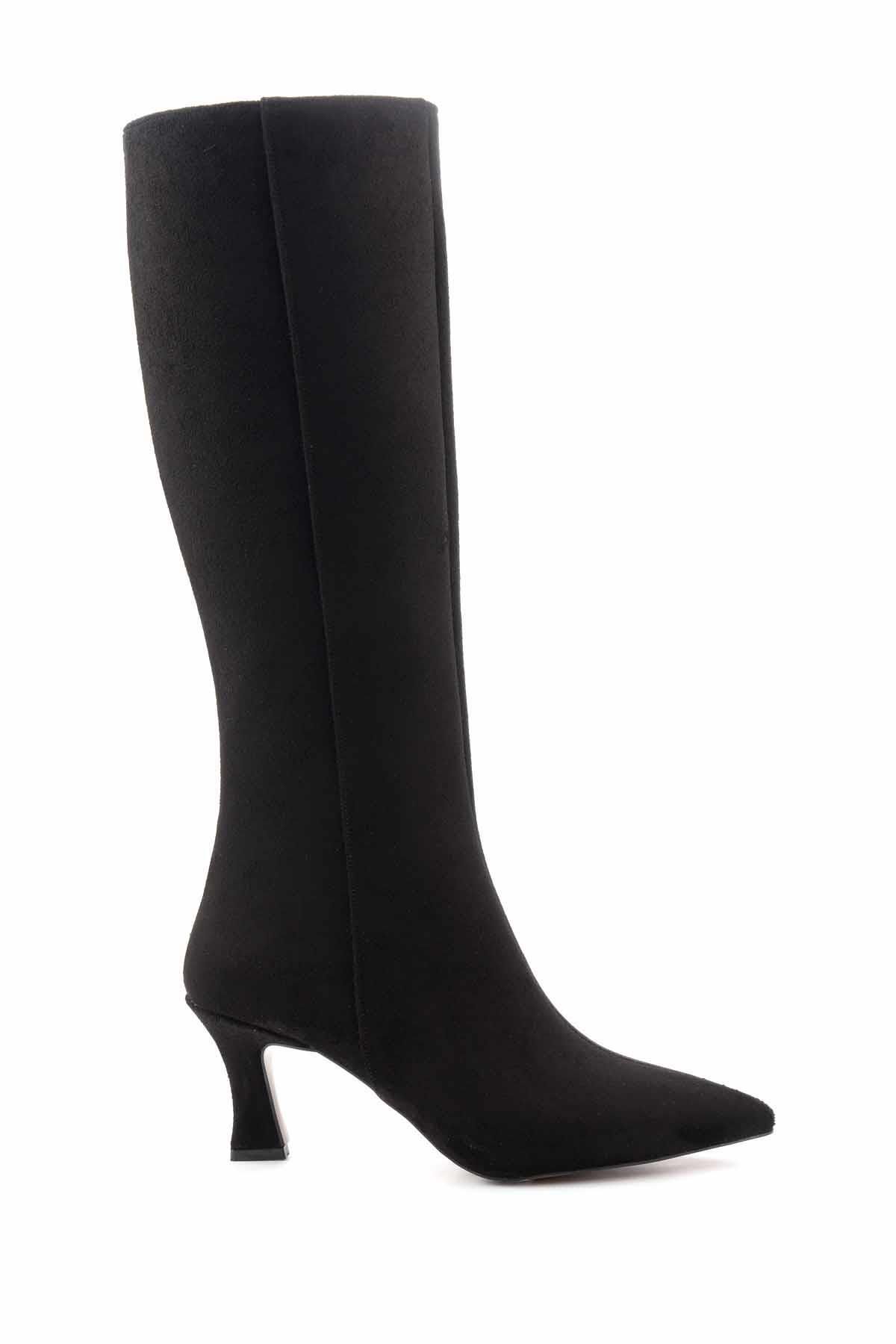 Bambi Ghete De Damă Din Piele Intoarsa Neagra K 03317094002 Femeie - 40