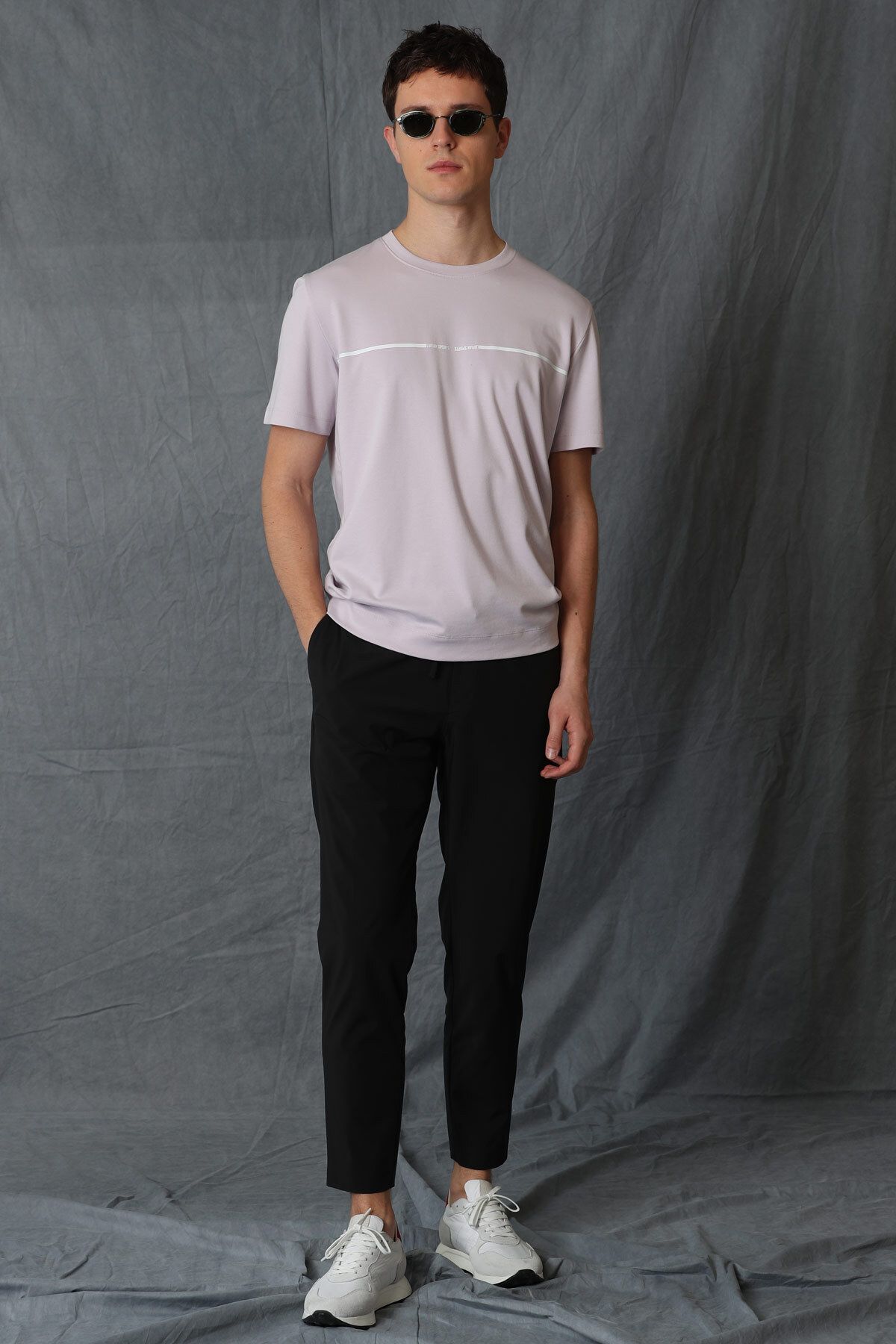Lufian-Carny Men's Basic T-Shirt Lilac 2