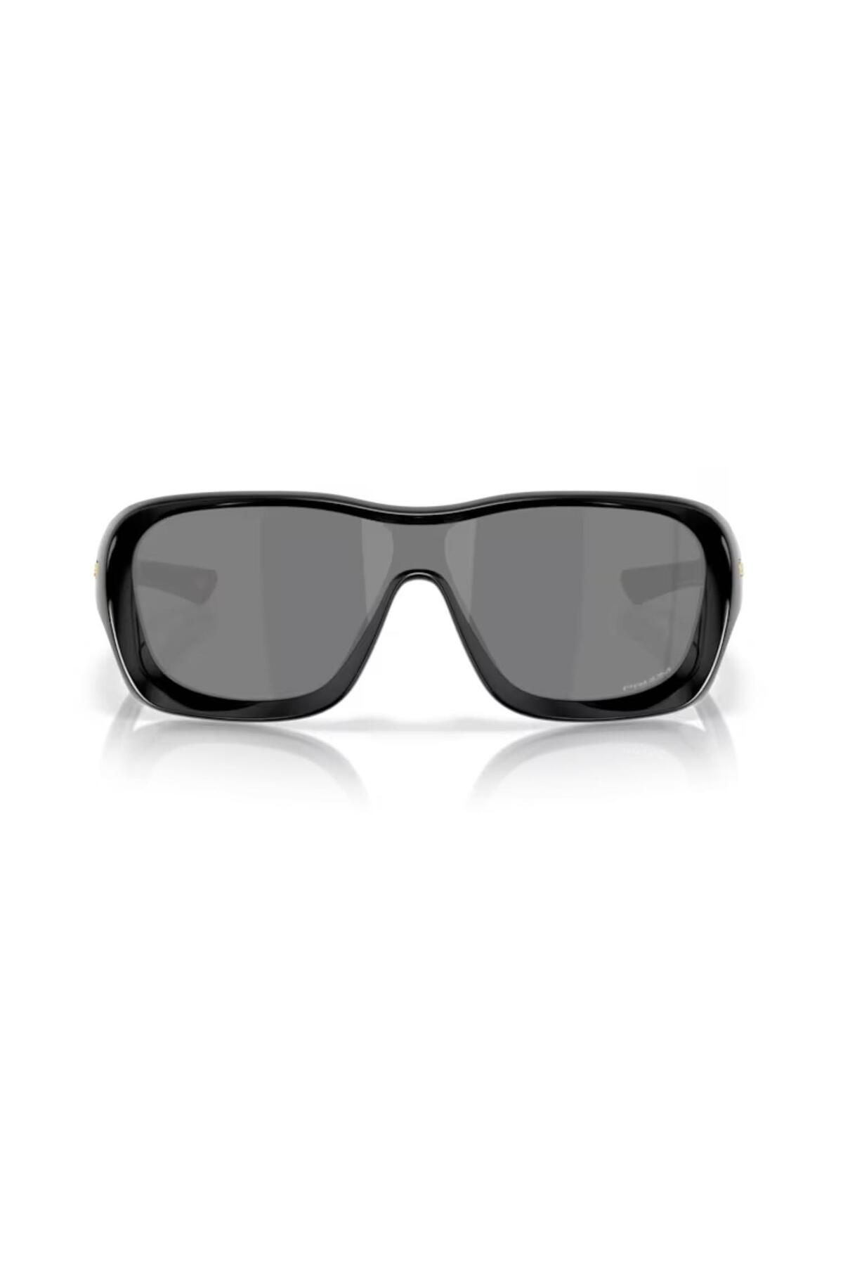 Oakley-Oak 0Oo9493 949301   30 De La Salle Men's Rectangular Black Bone Sunglasses with Mirror 2