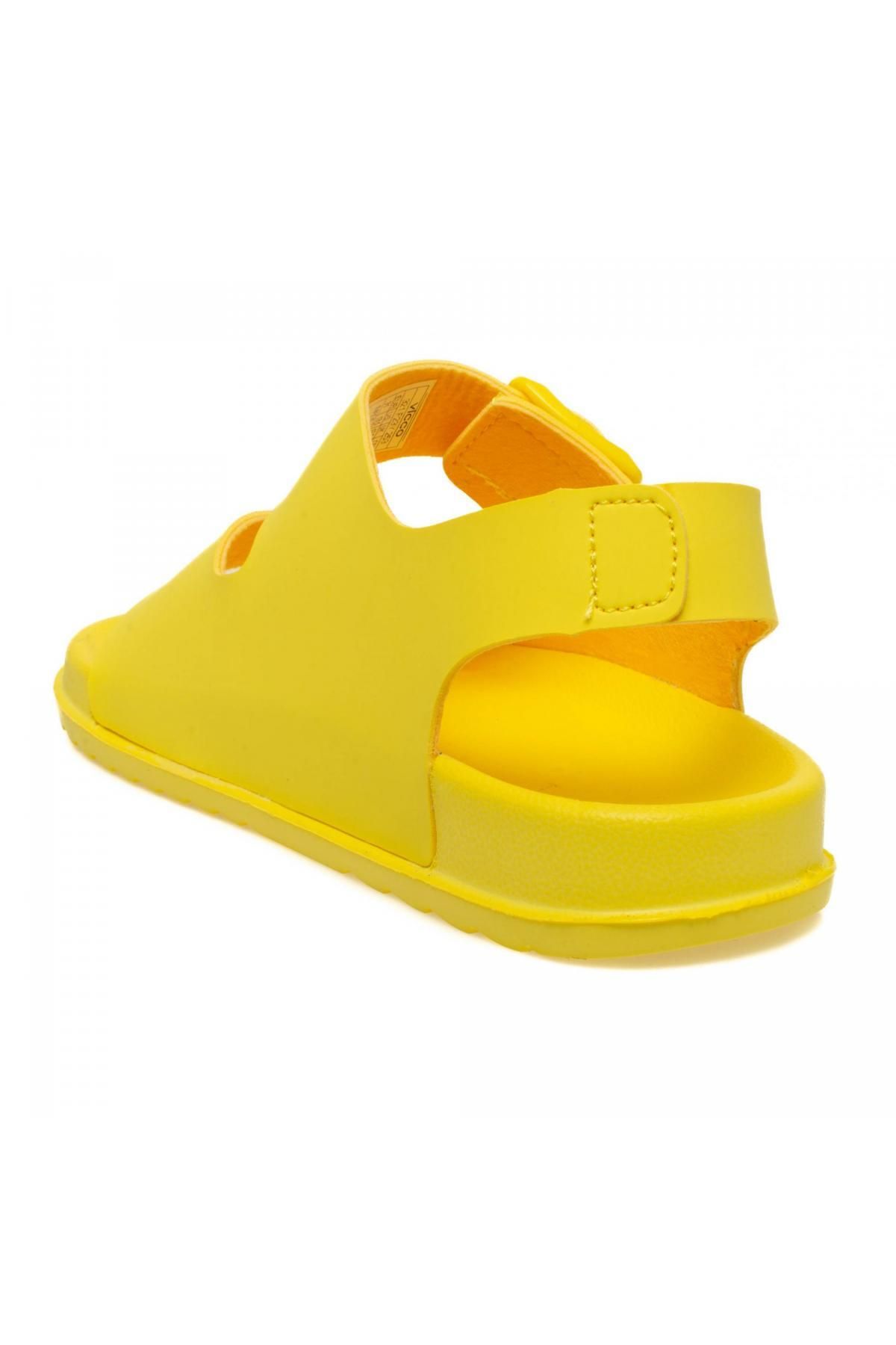 صندل زرد دخترانه و پسرانه بچگانه 321.p23y253 Miyu Booties رنگ Vicco