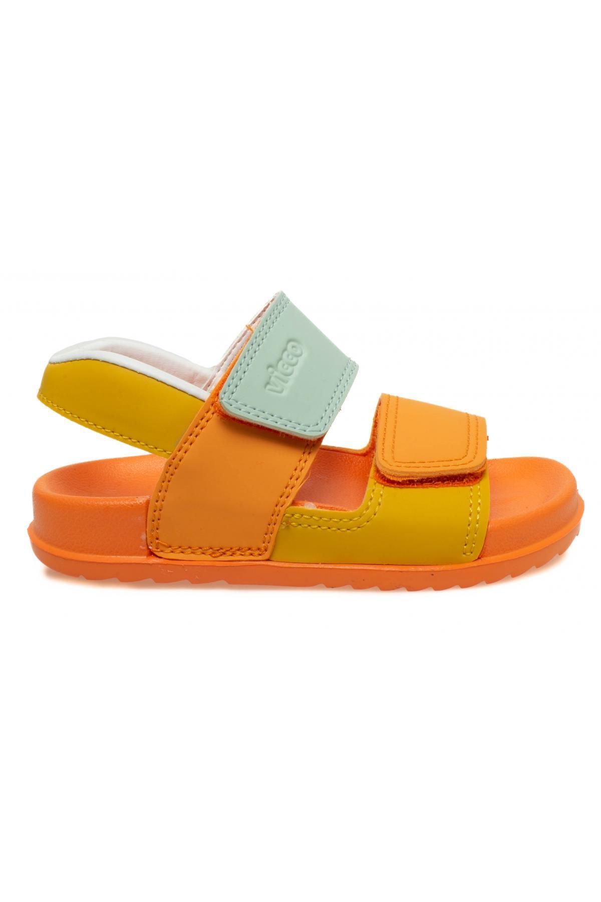 صندل نارنجی دخترانه و پسرانه بچگانه 321.p23y252 چکمه های Krixi Sandals Phylon Orange Child Vicco