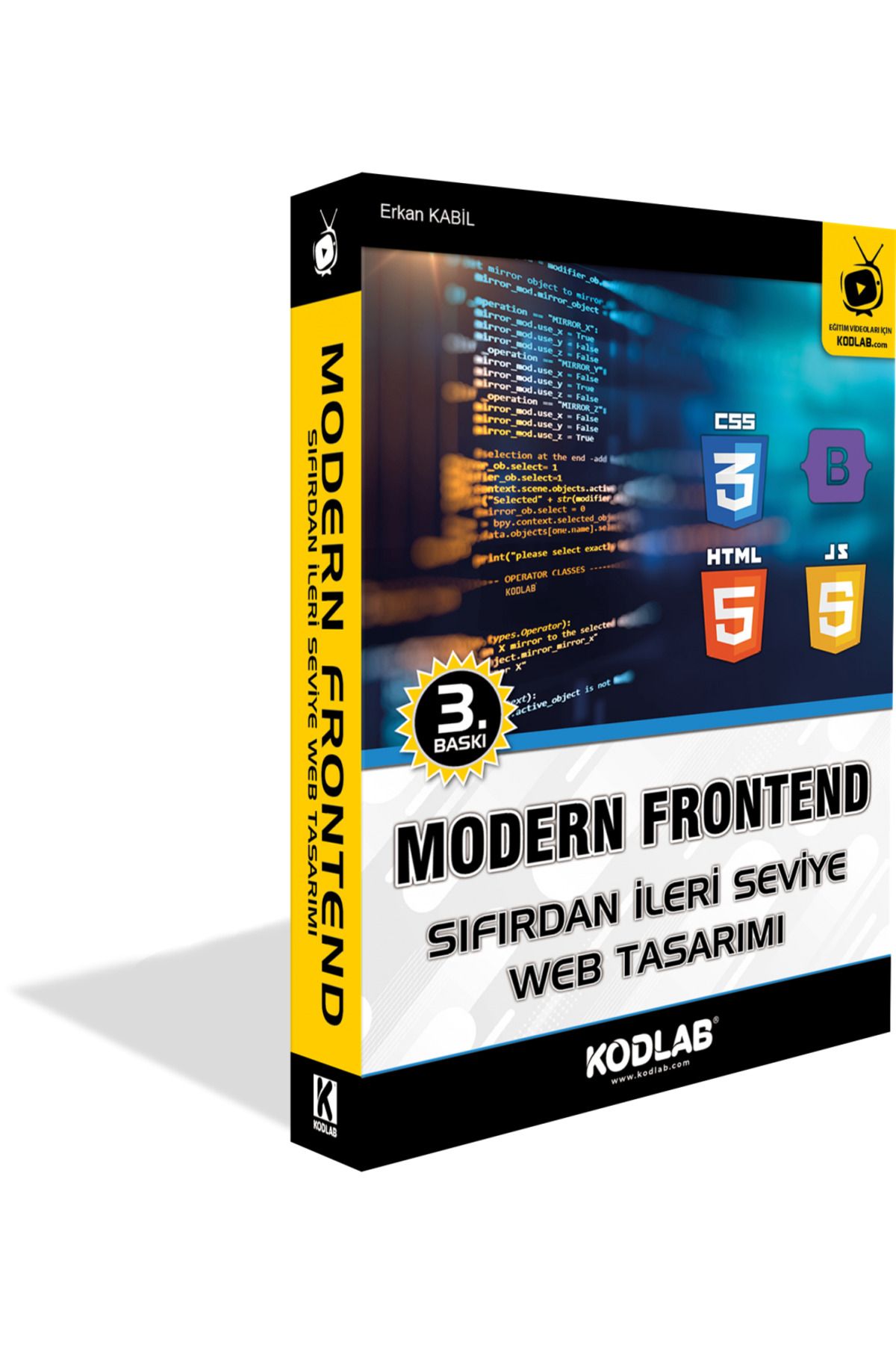 Kodlab Yayın Dağıtım KODLAB YAYIN MODERN FRONTEND EĞİTİM KİTABI - Sıfırdan İleri Seviye Web Tasarımı Kitabı