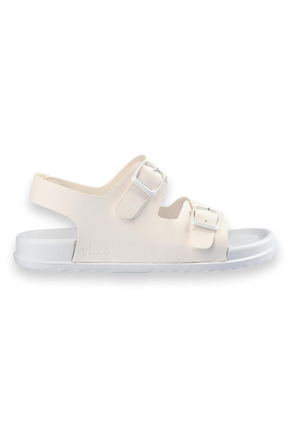 صندل سفید دخترانه و پسرانه بچگانه 321.p23y253 Miyu Booties Sandals Phylon Child Vicco
