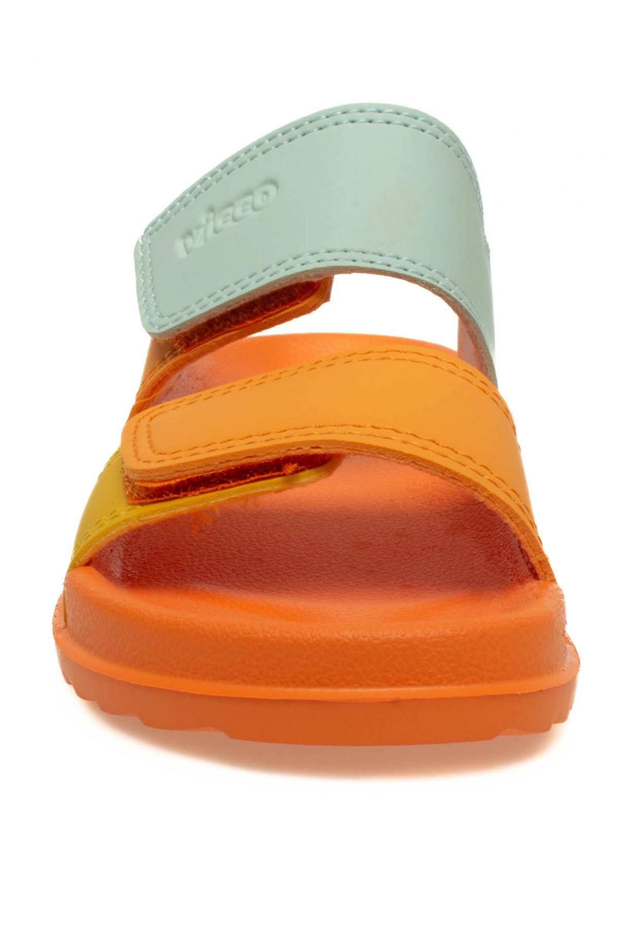 صندل نارنجی دخترانه و پسرانه بچگانه 321.p23y252 چکمه های Krixi Sandals Phylon Orange Child Vicco