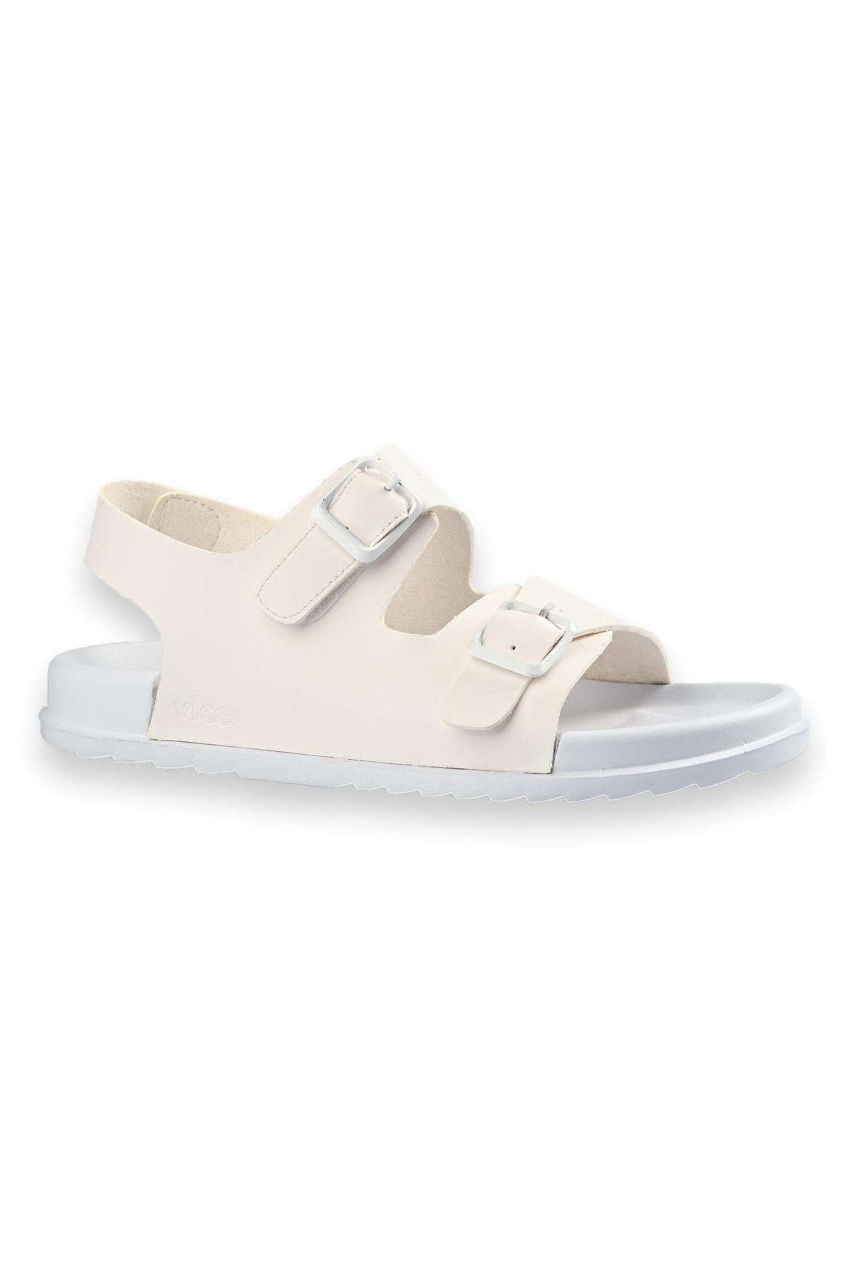 صندل سفید دخترانه و پسرانه بچگانه 321.p23y253 Miyu Booties Sandals Phylon Child Vicco