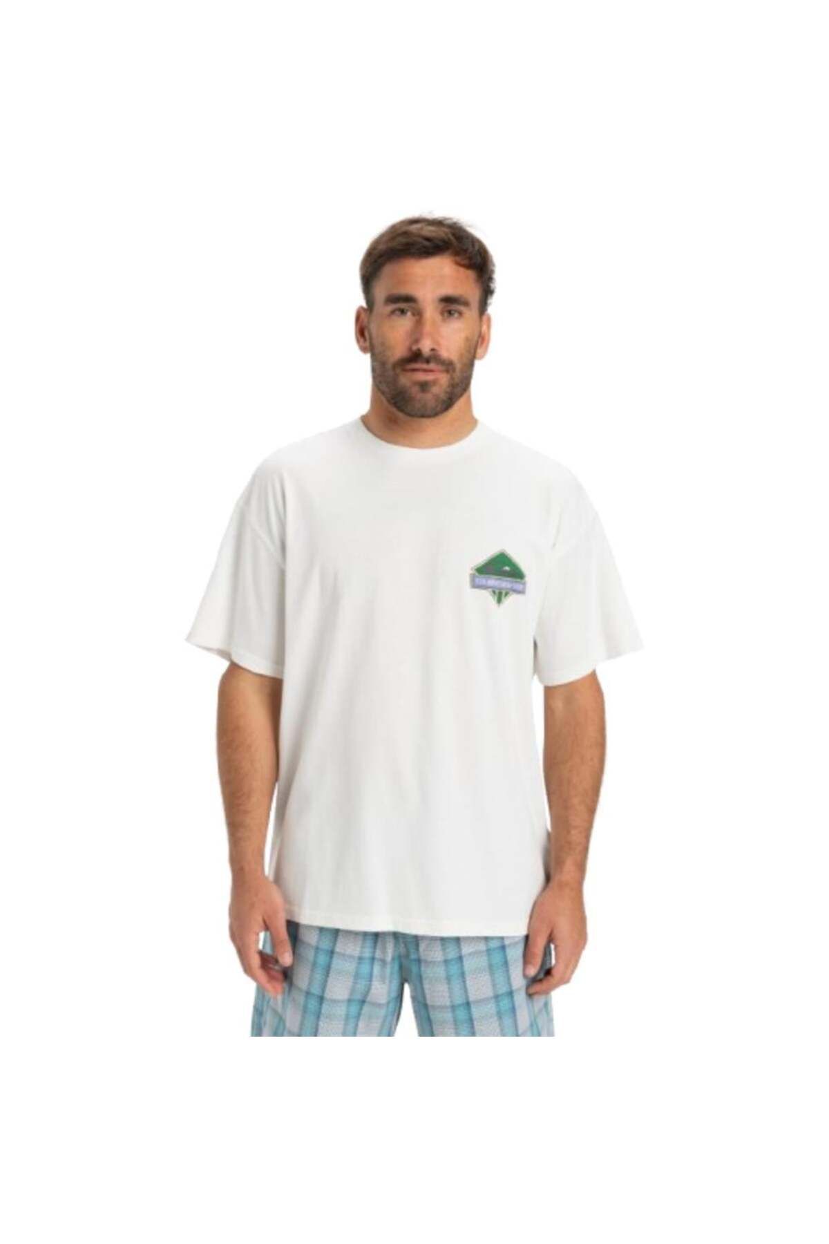 تی شرت سفید مردانه کریستال جت EQYZT08023 سفید Quiksilver