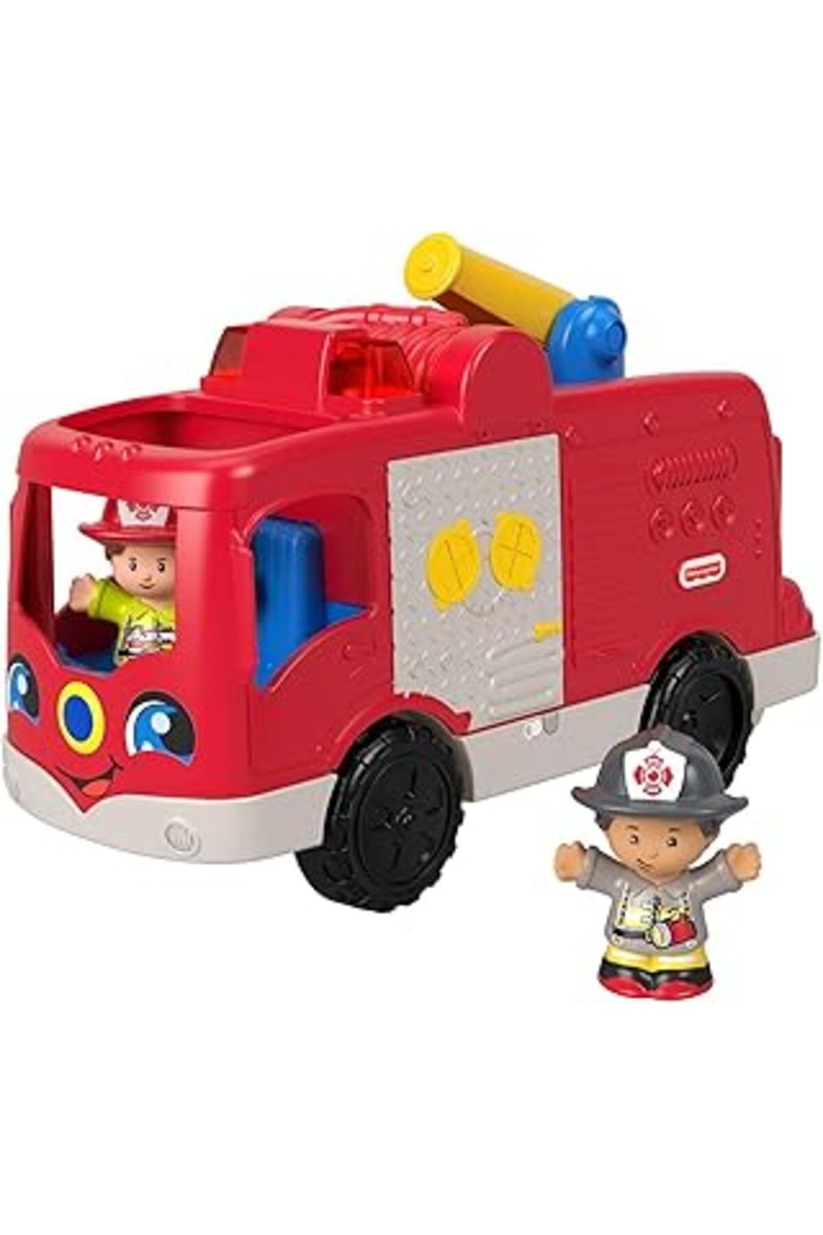 Mu Art Ahşap Little People Yardımsever İtfaiye Aracı, 1 - 5Y, Hdj24