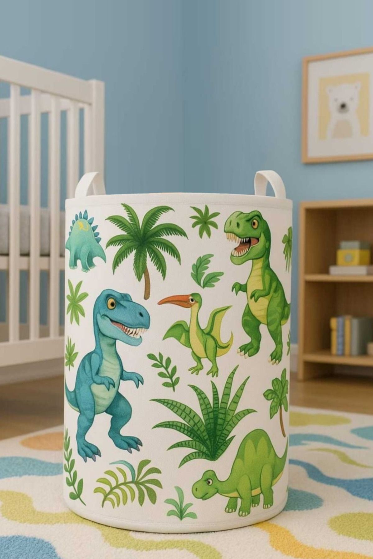 Paris Home Organizator Pentru Cameră Pentru Copii Cu Model - Cutie De Depozitare Și Coș Multifuncțional. - One Size