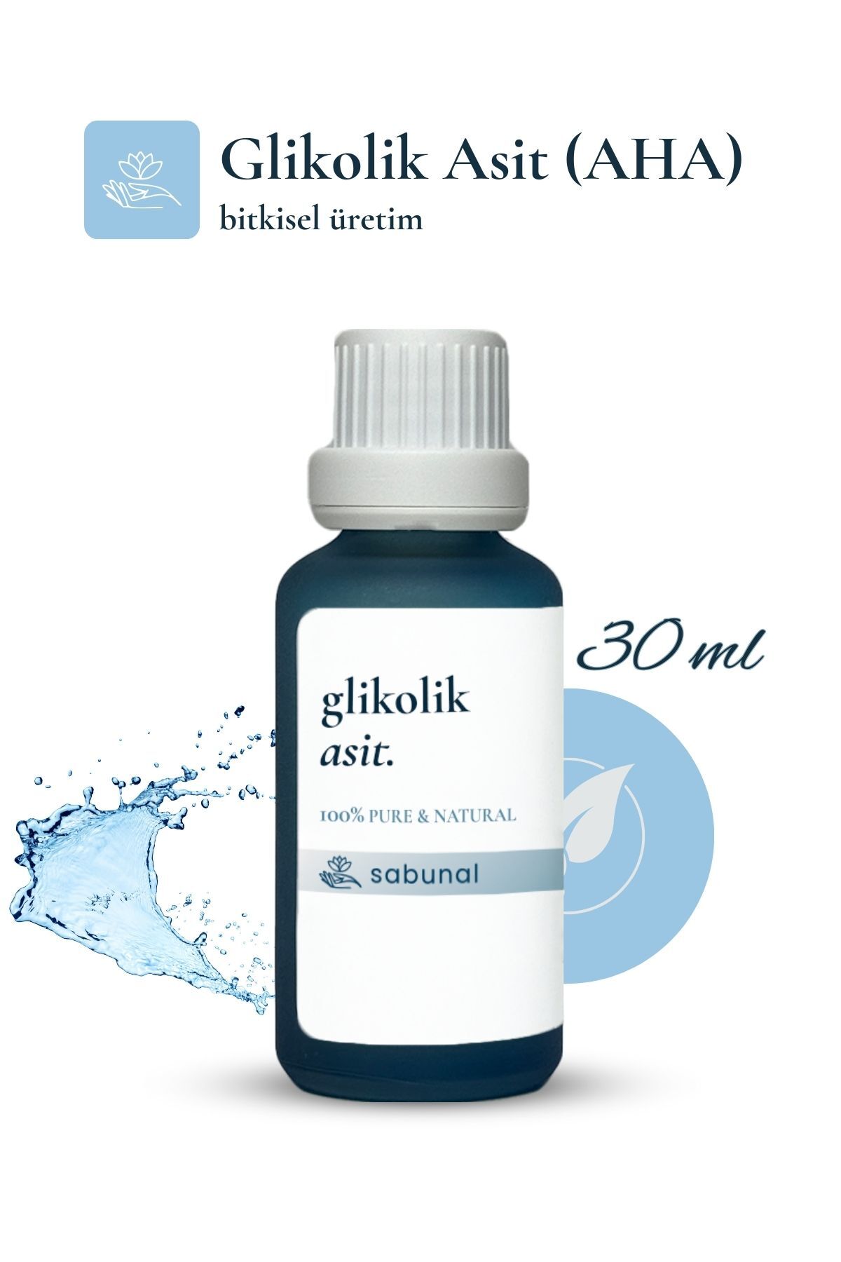 Glikolik Asit (AHA) 30 ml - Leke Karşıtı, Cilt Tonu Dengeleyici AHA Serum — s24glikolik30