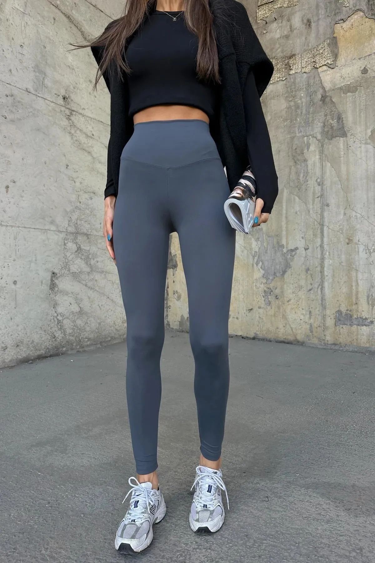 soBasic-Super High Waist Recovery Belize Premium Fabric Leggings 1
