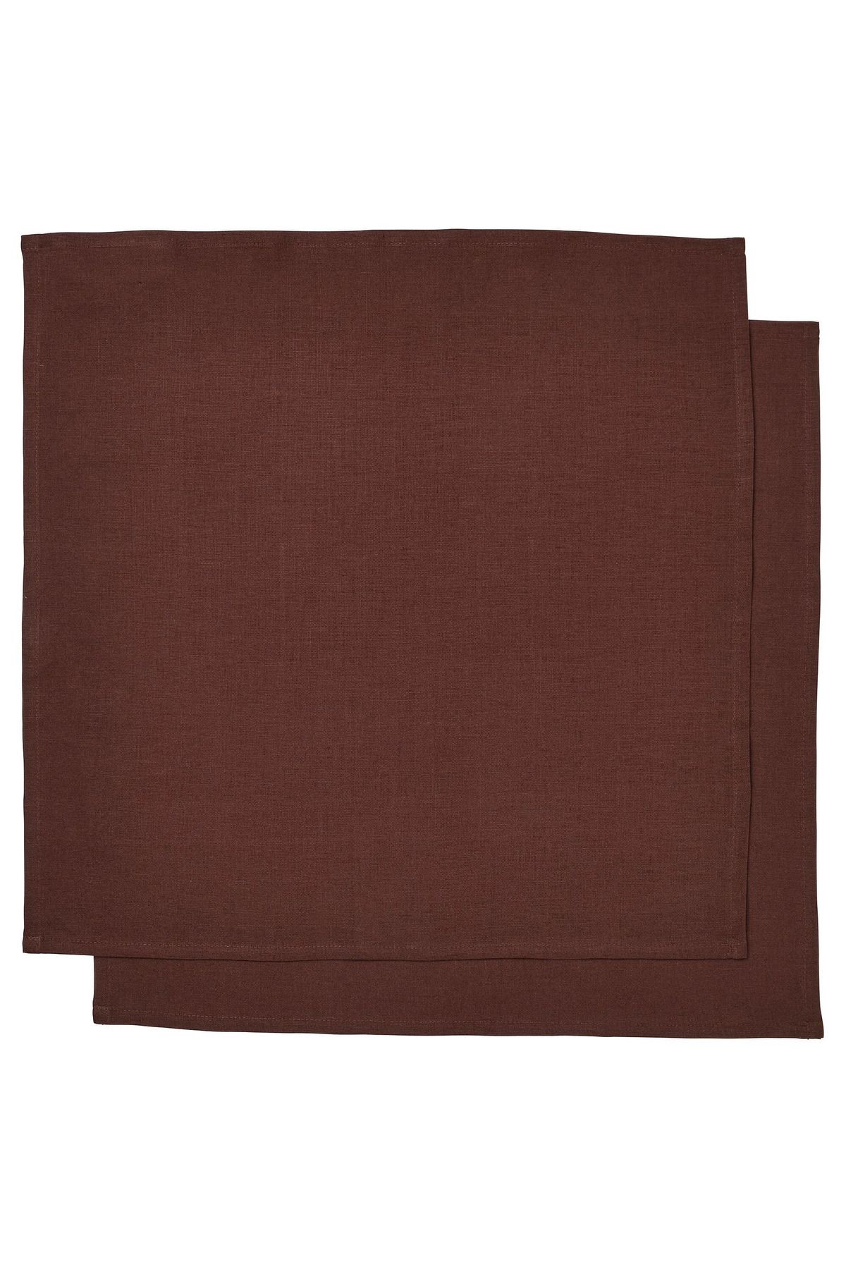 IKEA STOCKHOLM 2025 kumaş peçete, koyu kırmızı, 50x50 cm, 2 adet