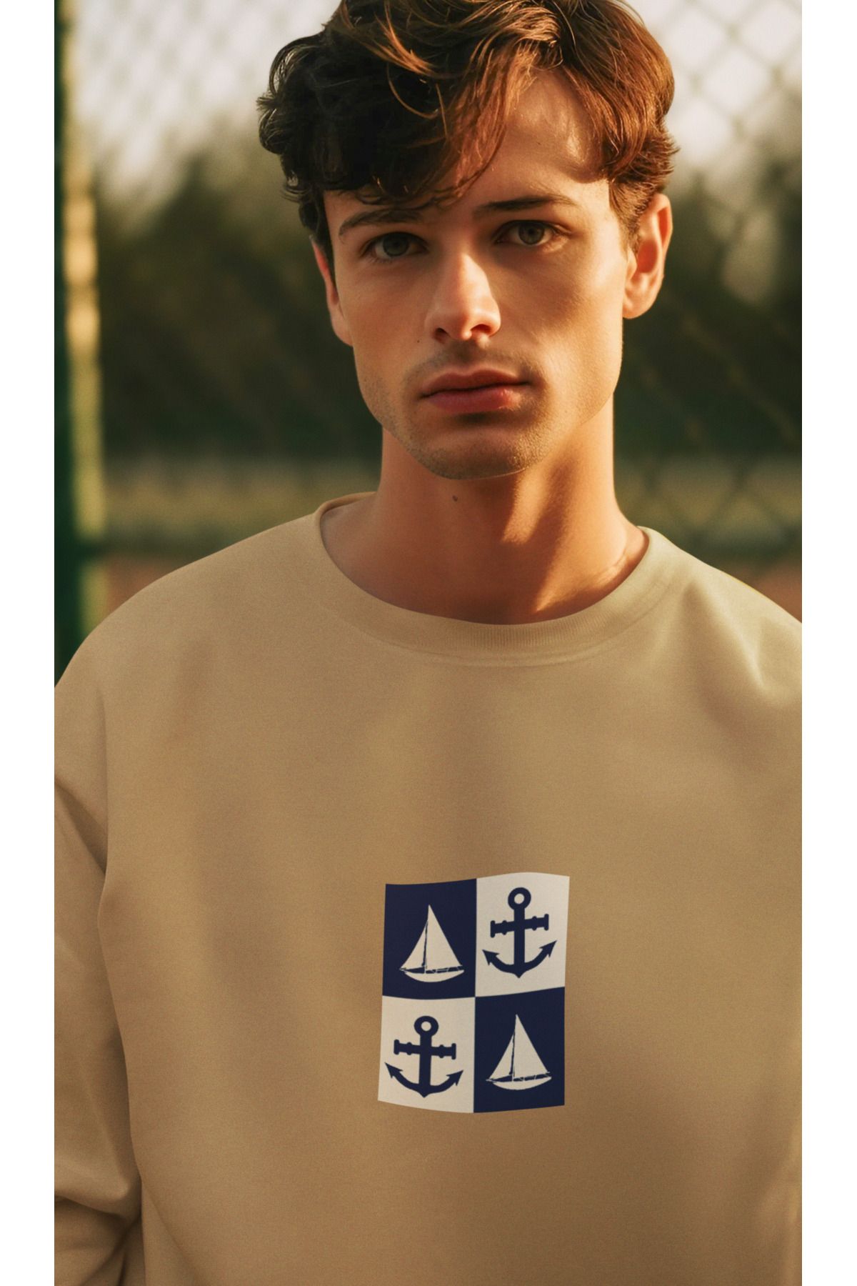xtreme turkey-Sailing Anchor Design Sweatshirt 6