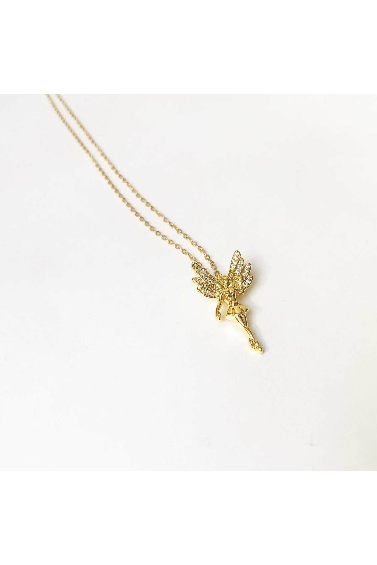 Kensky Kadın Gold Kolye - Angel