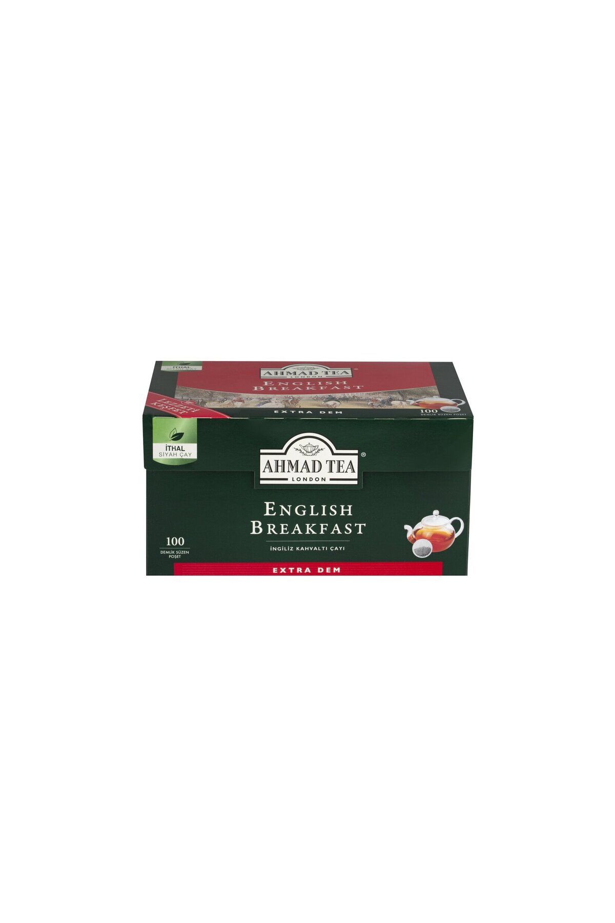 ZAYKA Ahmad Tea English Breakfast Demlik Poşet Çay 100'lü 320 G