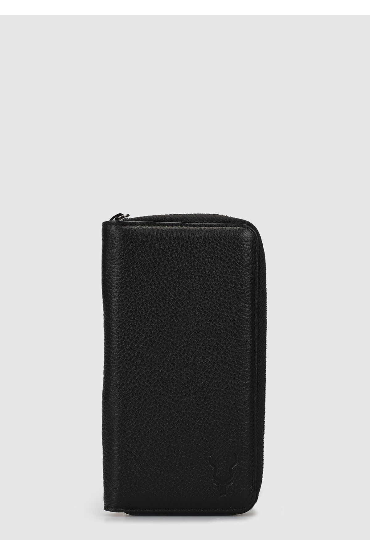 کیف پول چرم اصل مشکی Car006 Carrera