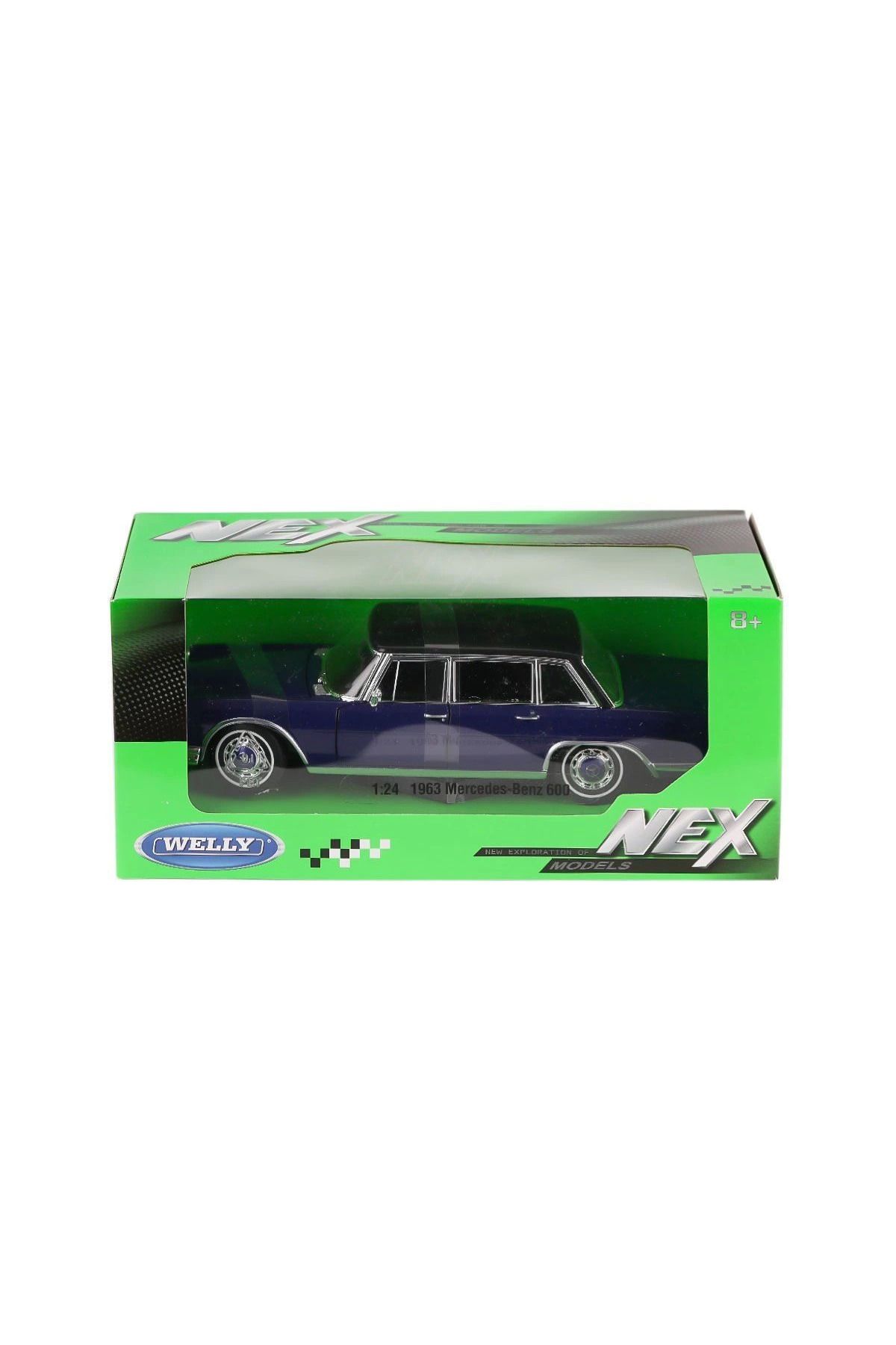 Eldenör 24121 Welly 1963 Mercedes Benz 1:24 Model Araba -karsan