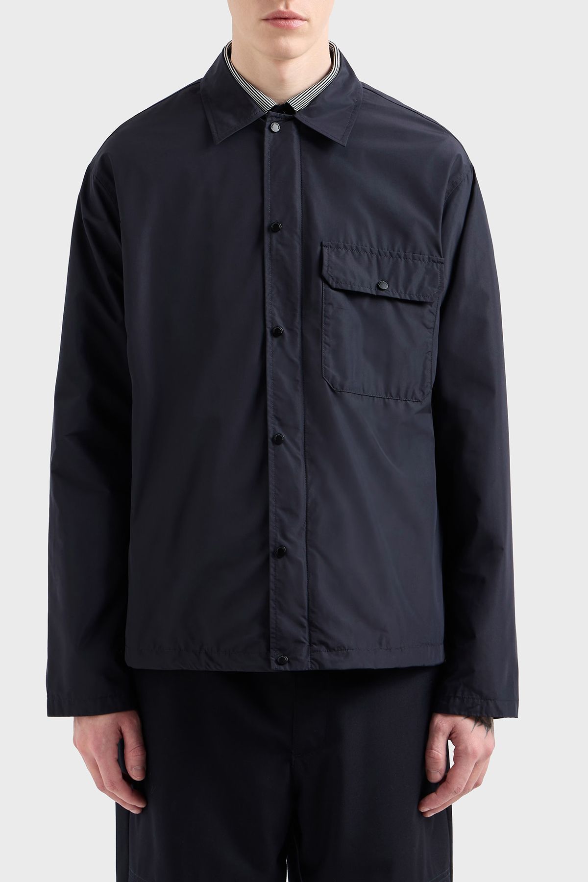 پیراهن جیبی ژاکت مردانه پیراهن دکمه دار تناسب معمولی XM000209 AF12012 UB Armani Exchange