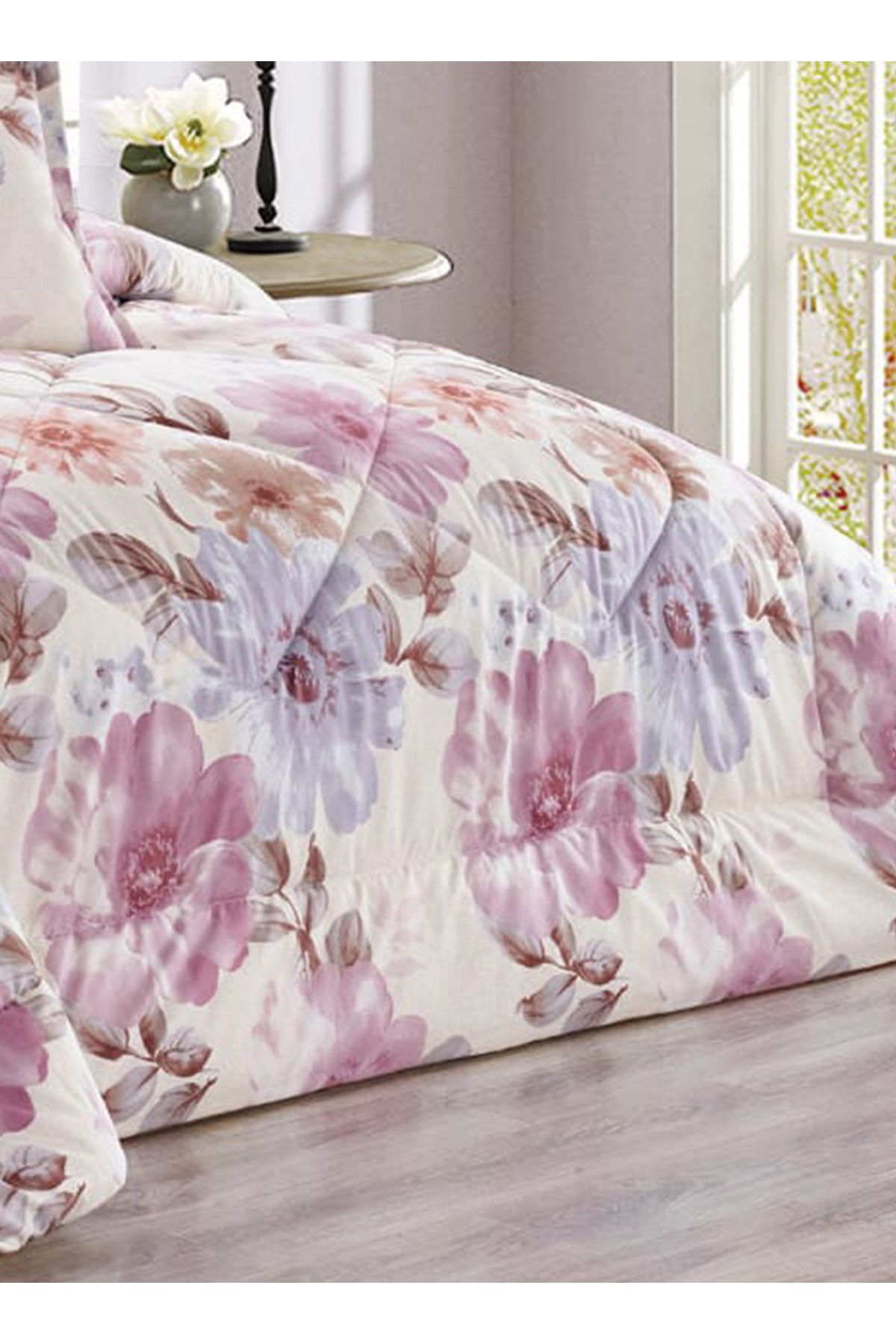 Generic-Comforter Set 4 Piece Single Size Elegant Bedspread Lightweight Comforter Suitable for All Seasons 2