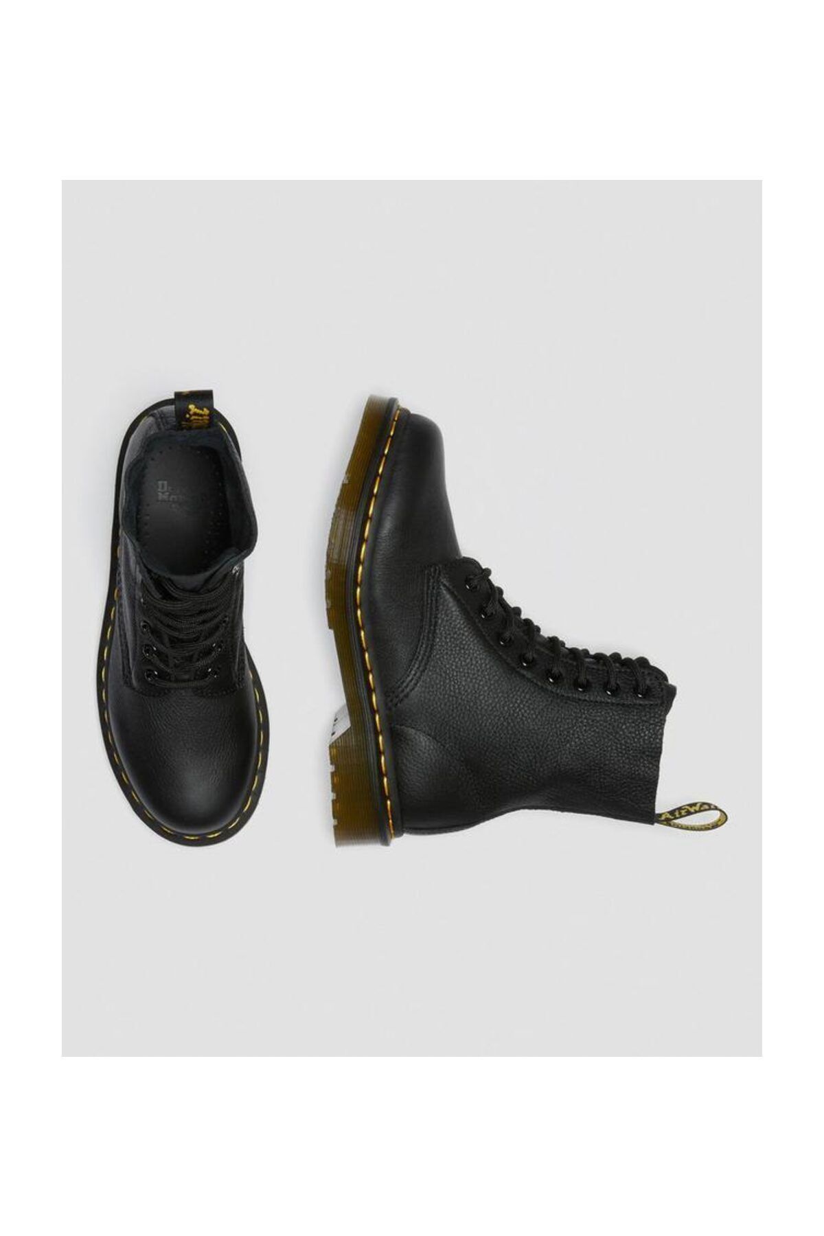 Dr. Martens-Cizme și cizme de damă din piele naturală neagră Pascal Virginia 3