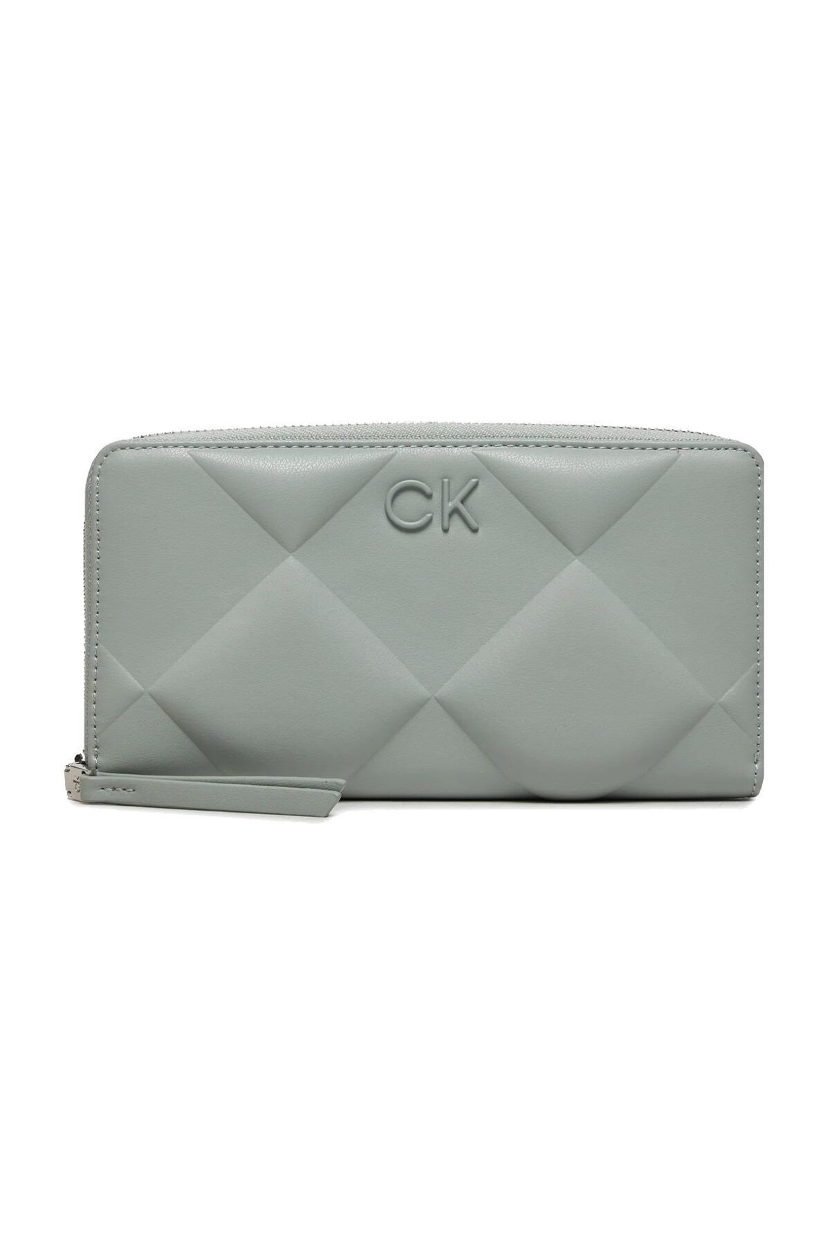 Calvin Klein-PROŠÍVANÁ VELKÝ ZIP KOLEM PENĚŽENKY 1
