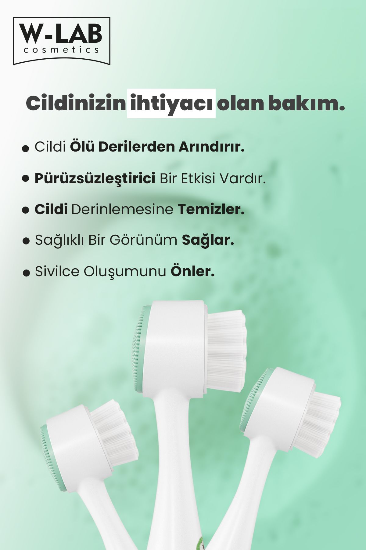 W-Lab Kozmetik-Facial Cleansing Brushes 2